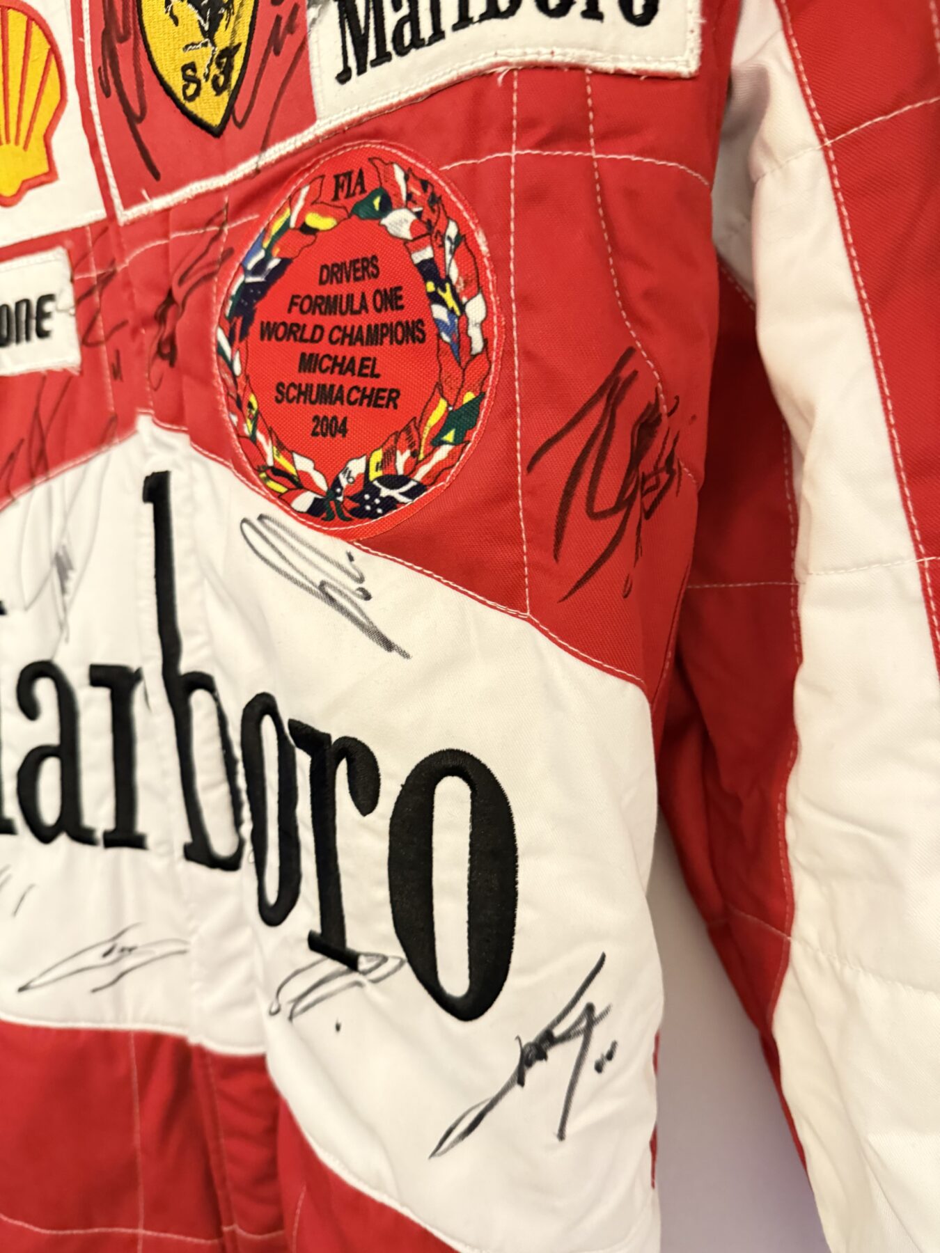 NEW-Michael Schumacher-Multi Signed suit & Signed Michael - Image 6