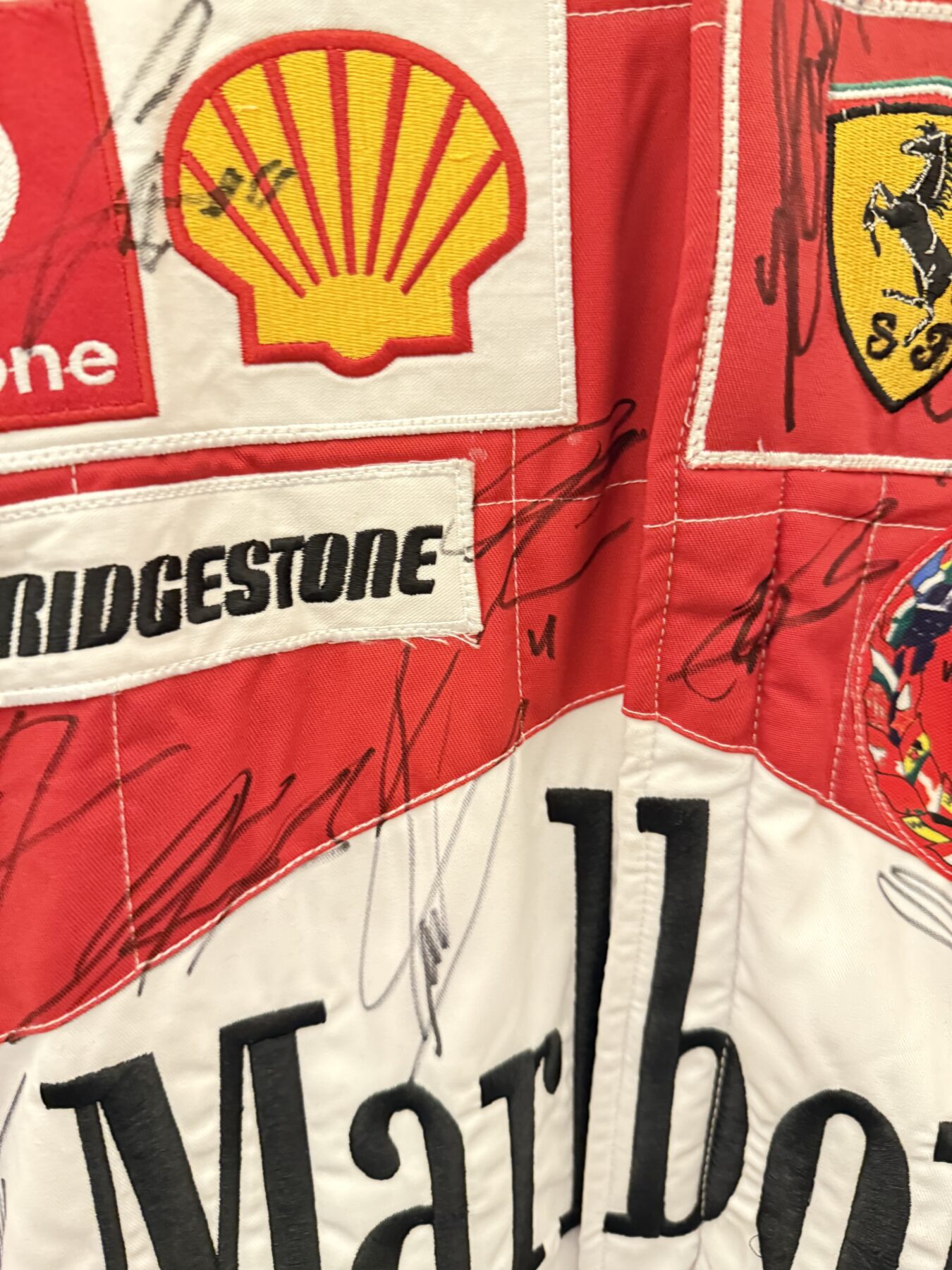 NEW-Michael Schumacher-Multi Signed suit & Signed Michael - Image 18