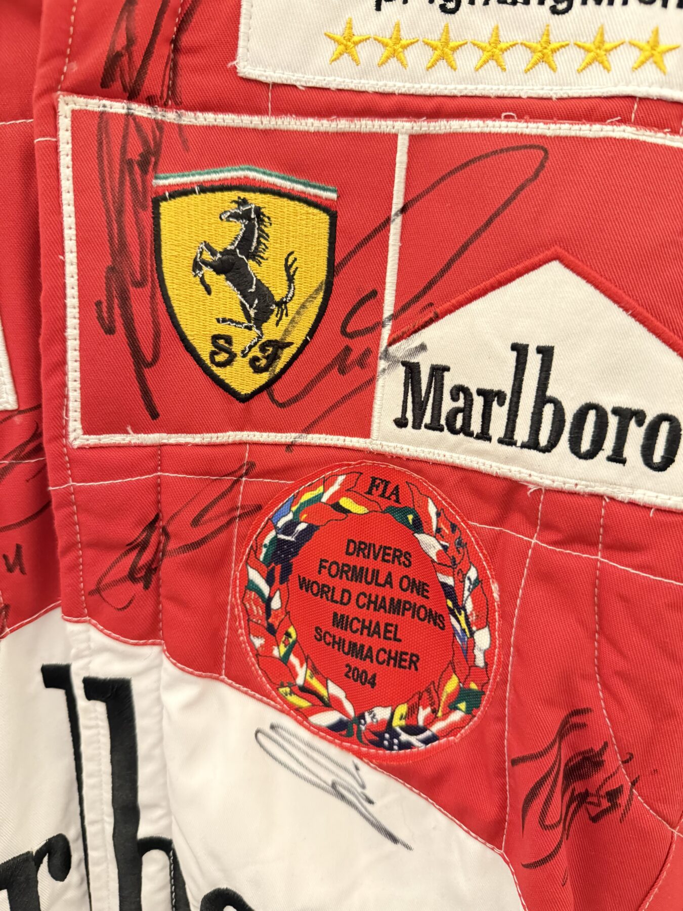 NEW-Michael Schumacher-Multi Signed suit & Signed Michael - Image 22