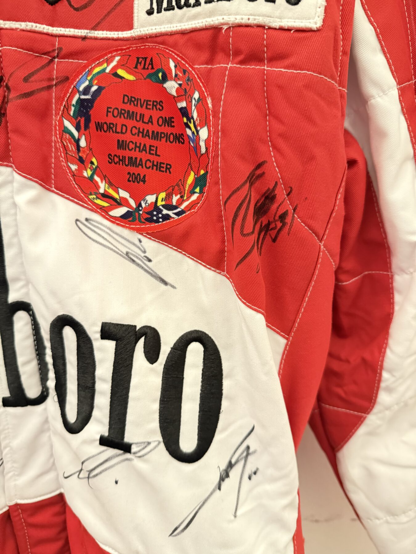 NEW-Michael Schumacher-Multi Signed suit & Signed Michael - Image 21
