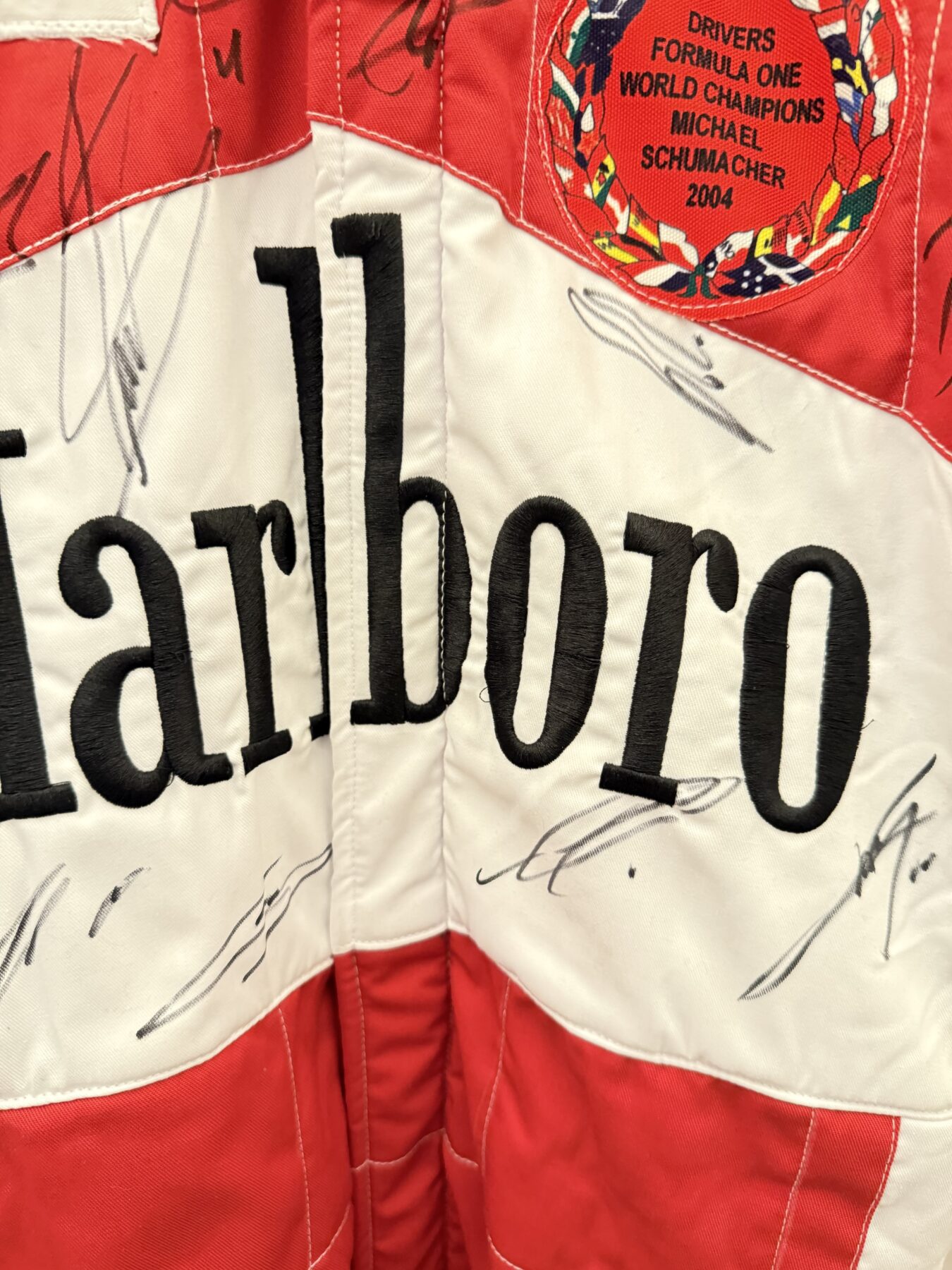 NEW-Michael Schumacher-Multi Signed suit & Signed Michael - Image 20