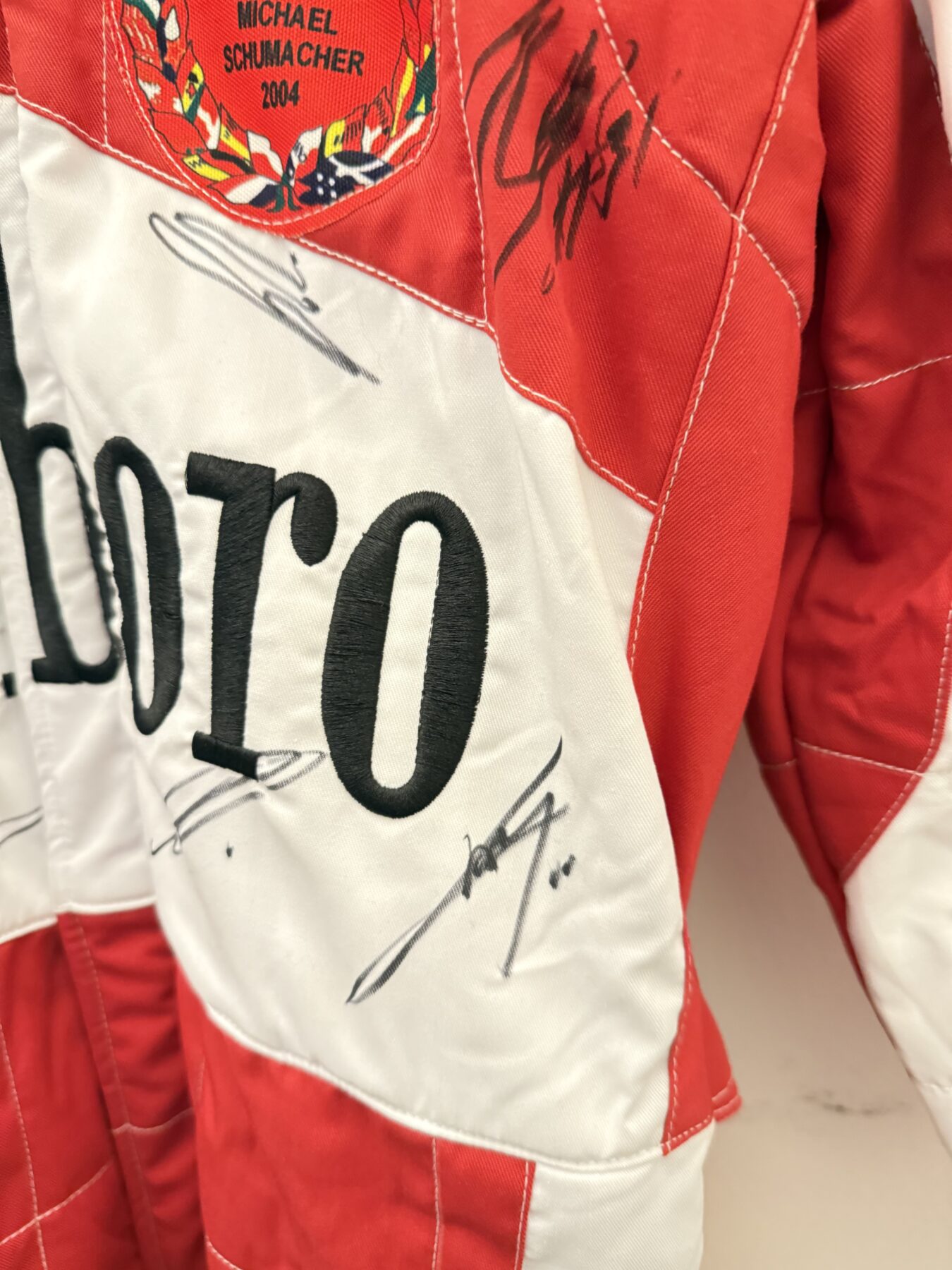 NEW-Michael Schumacher-Multi Signed suit & Signed Michael - Image 19