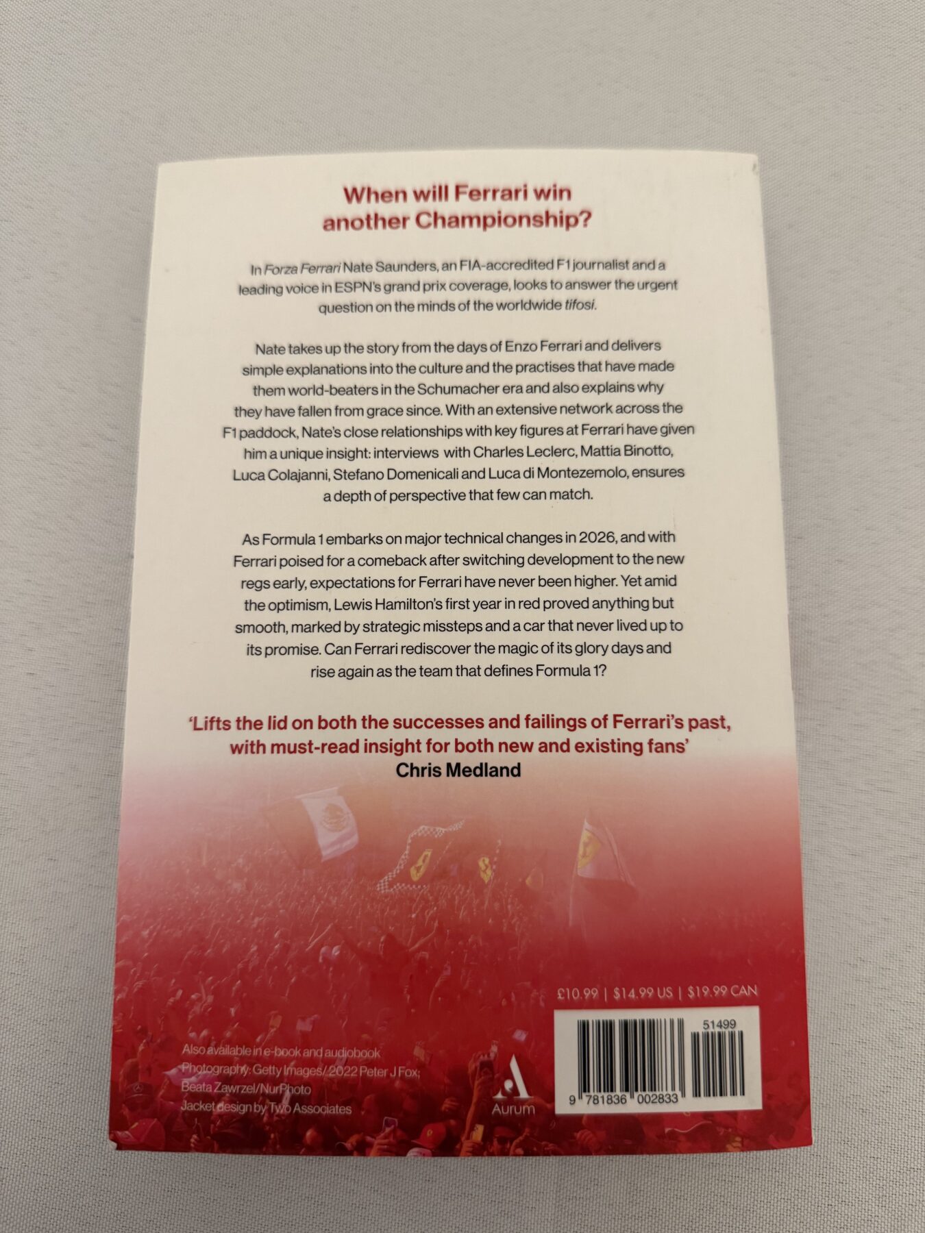 Forza Ferrari book-Signed Lewis Hamilton and Charles Leclerc - Image 4