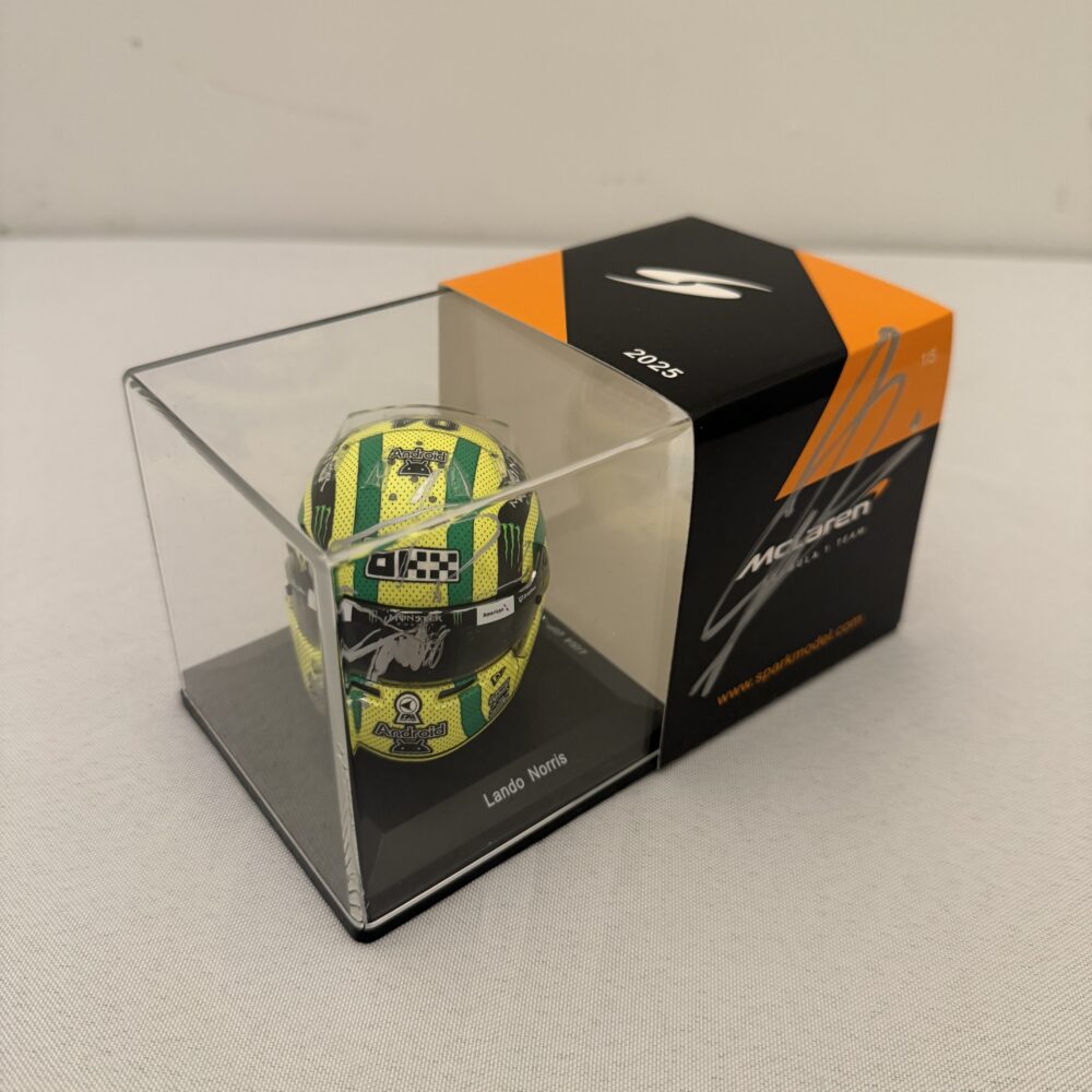 Lando Norris 1/5 Scale Bell helmet-US Grand Prix -Signed twice