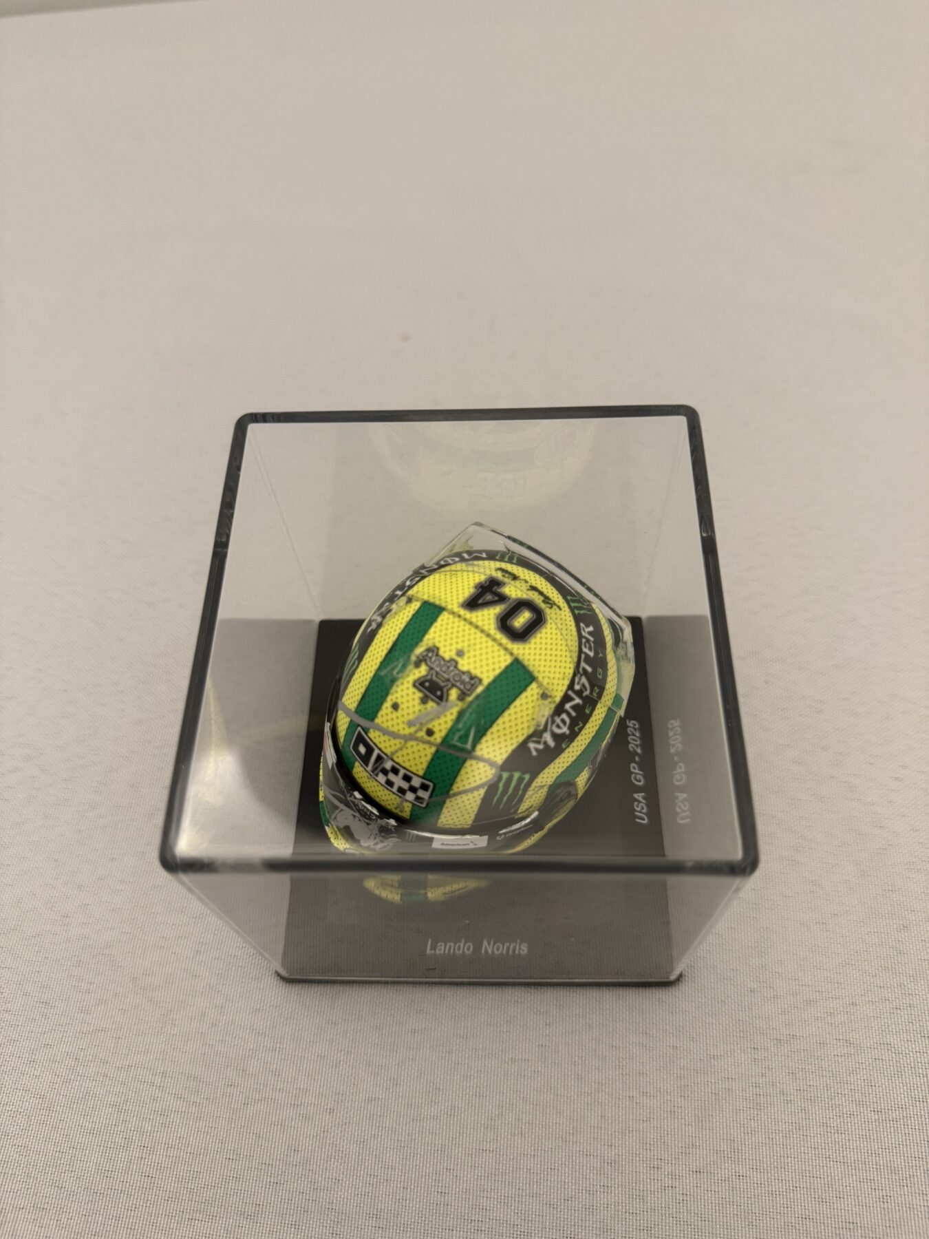 Lando Norris 1/5 Scale Bell helmet-US Grand Prix -Signed twice - Image 11