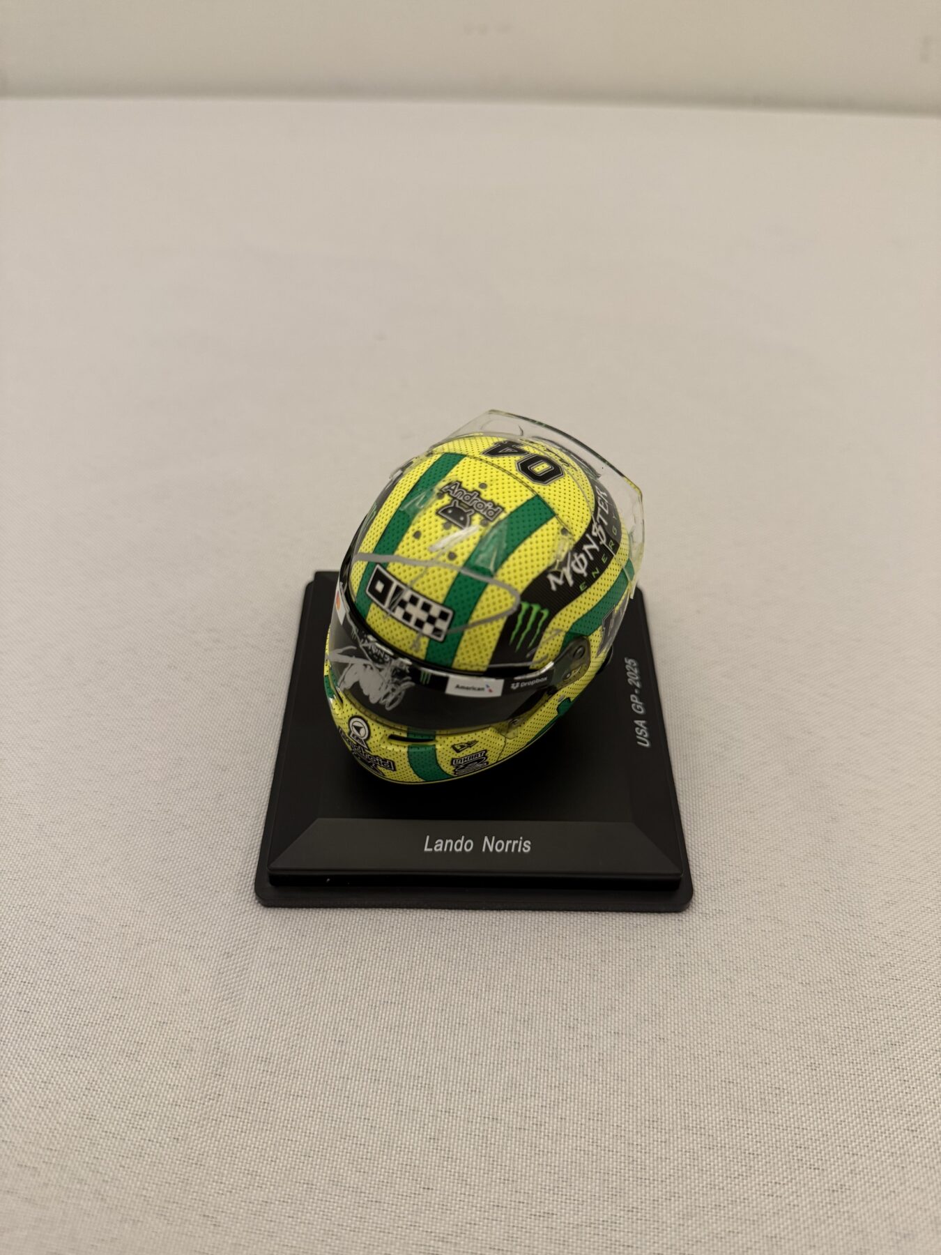 Lando Norris 1/5 Scale Bell helmet-US Grand Prix -Signed twice - Image 12