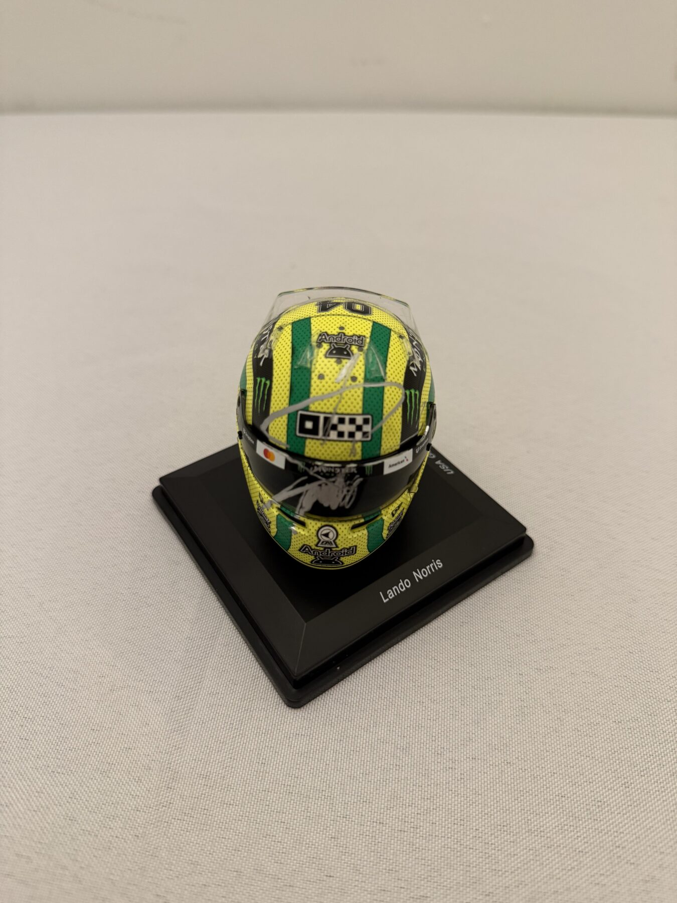 Lando Norris 1/5 Scale Bell helmet-US Grand Prix -Signed twice - Image 13
