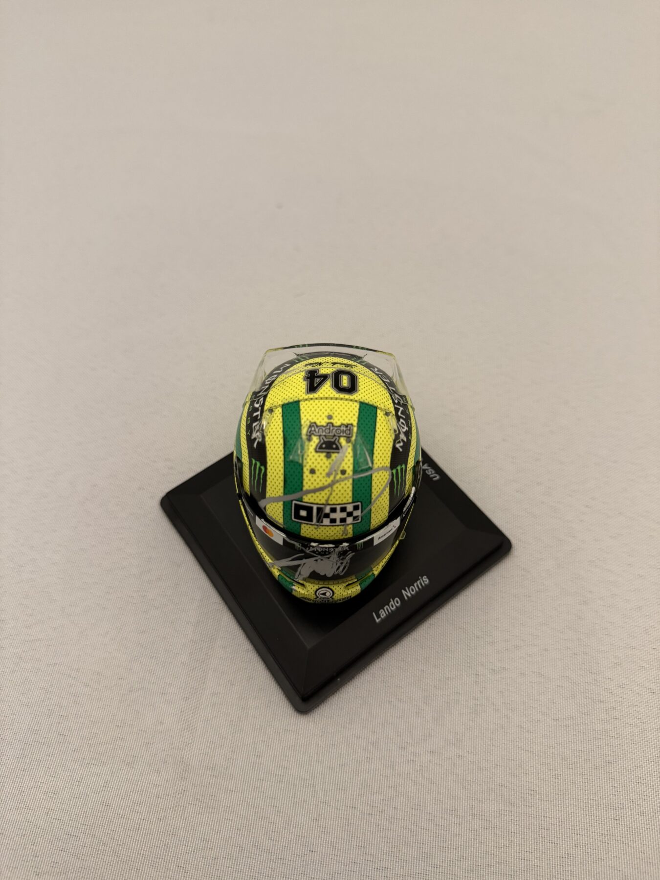 Lando Norris 1/5 Scale Bell helmet-US Grand Prix -Signed twice - Image 16