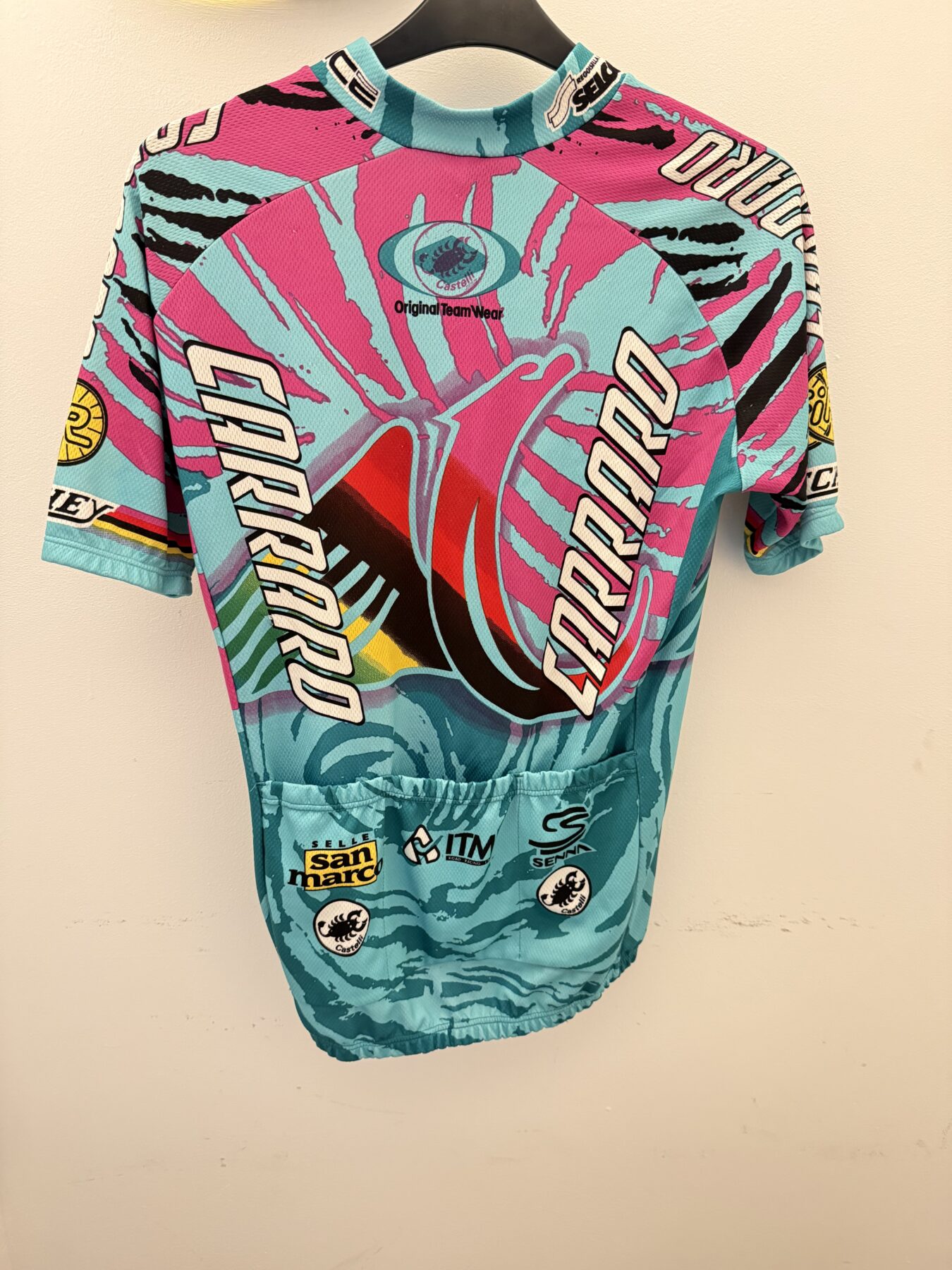 Ayrton Senna “Carraro” cycling shirt-multi Signed - Image 8