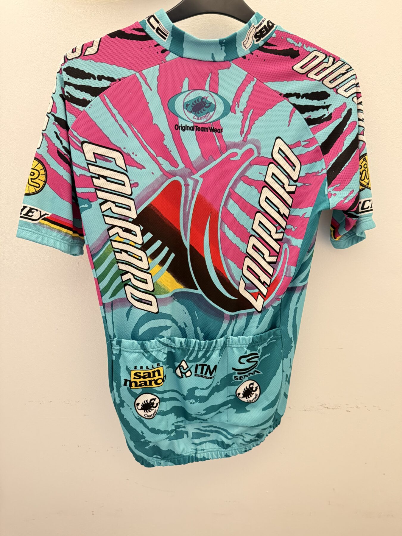 Ayrton Senna “Carraro” cycling shirt-multi Signed - Image 9