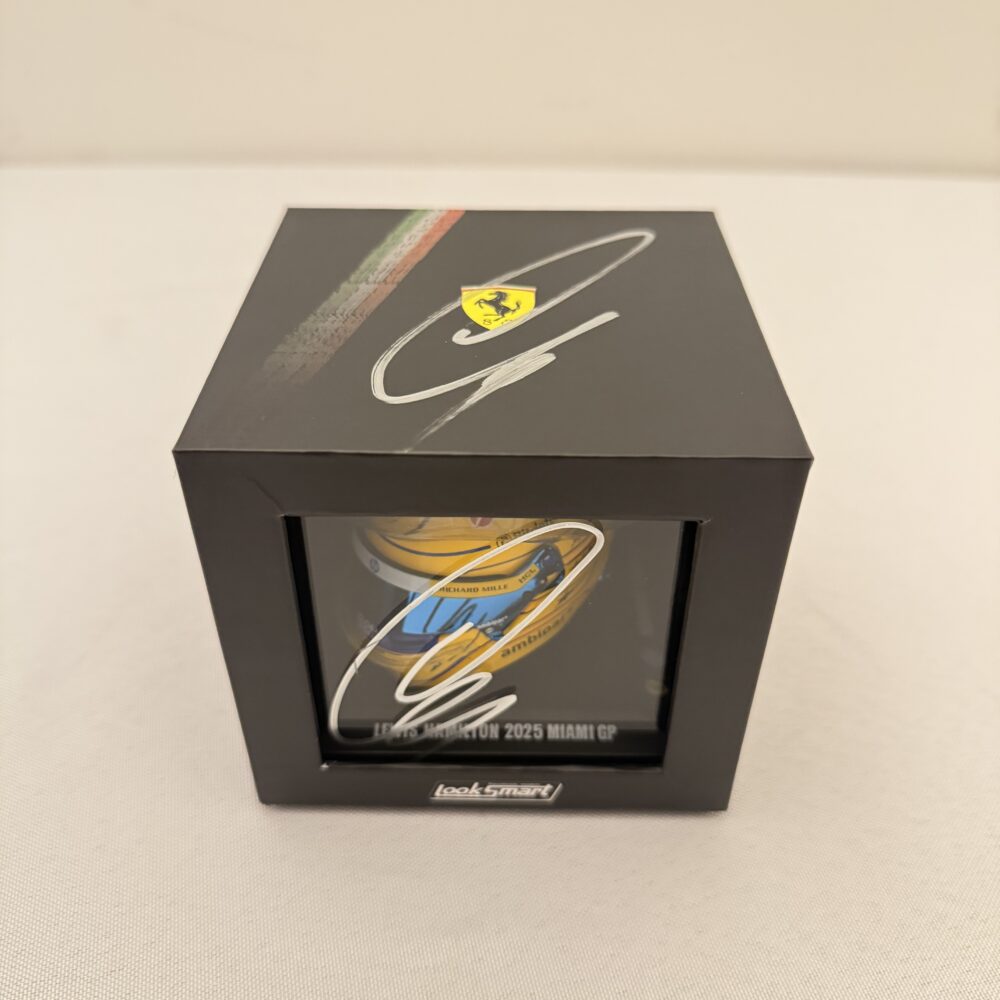 Lewis Hamilton Miami limited edition-1/5 scale-helmet-Signed