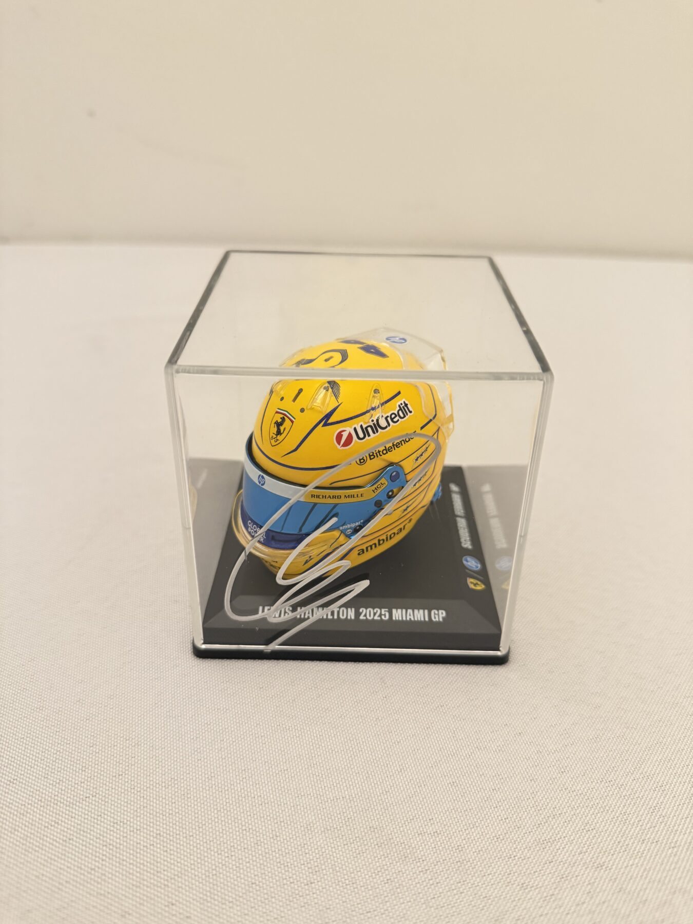 Lewis Hamilton Miami limited edition-1/5 scale-helmet-Signed - Image 5