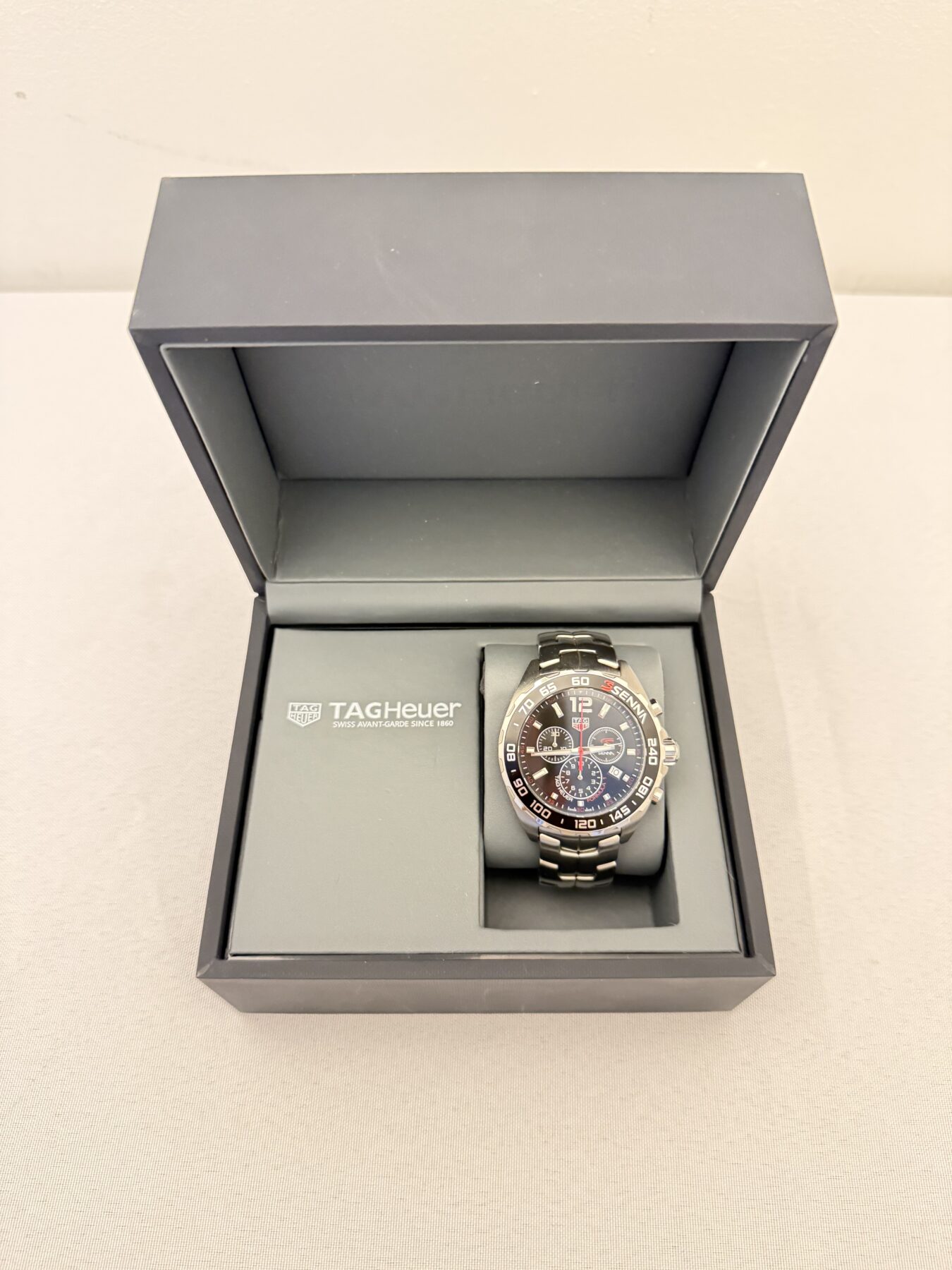 Tag Heuer- Men’s- Formula 1-Ayrton Senna Edition 43mm Quartz Chronograph CAZ1015 - Image 16