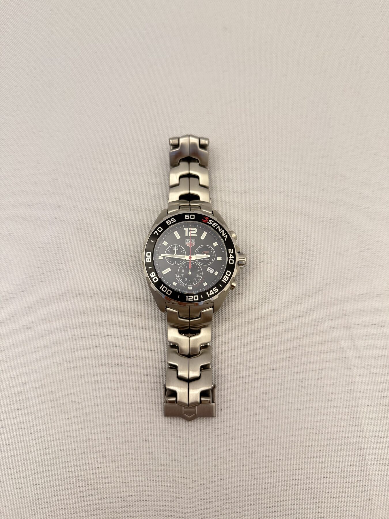 Tag Heuer- Men’s- Formula 1-Ayrton Senna Edition 43mm Quartz Chronograph CAZ1015 - Image 14