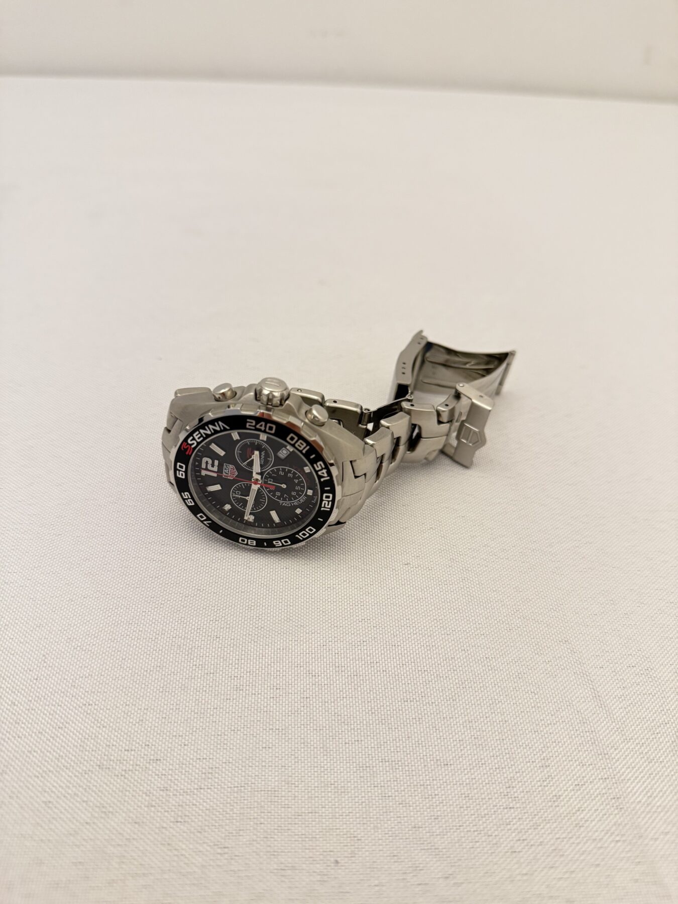 Tag Heuer- Men’s- Formula 1-Ayrton Senna Edition 43mm Quartz Chronograph CAZ1015 - Image 15