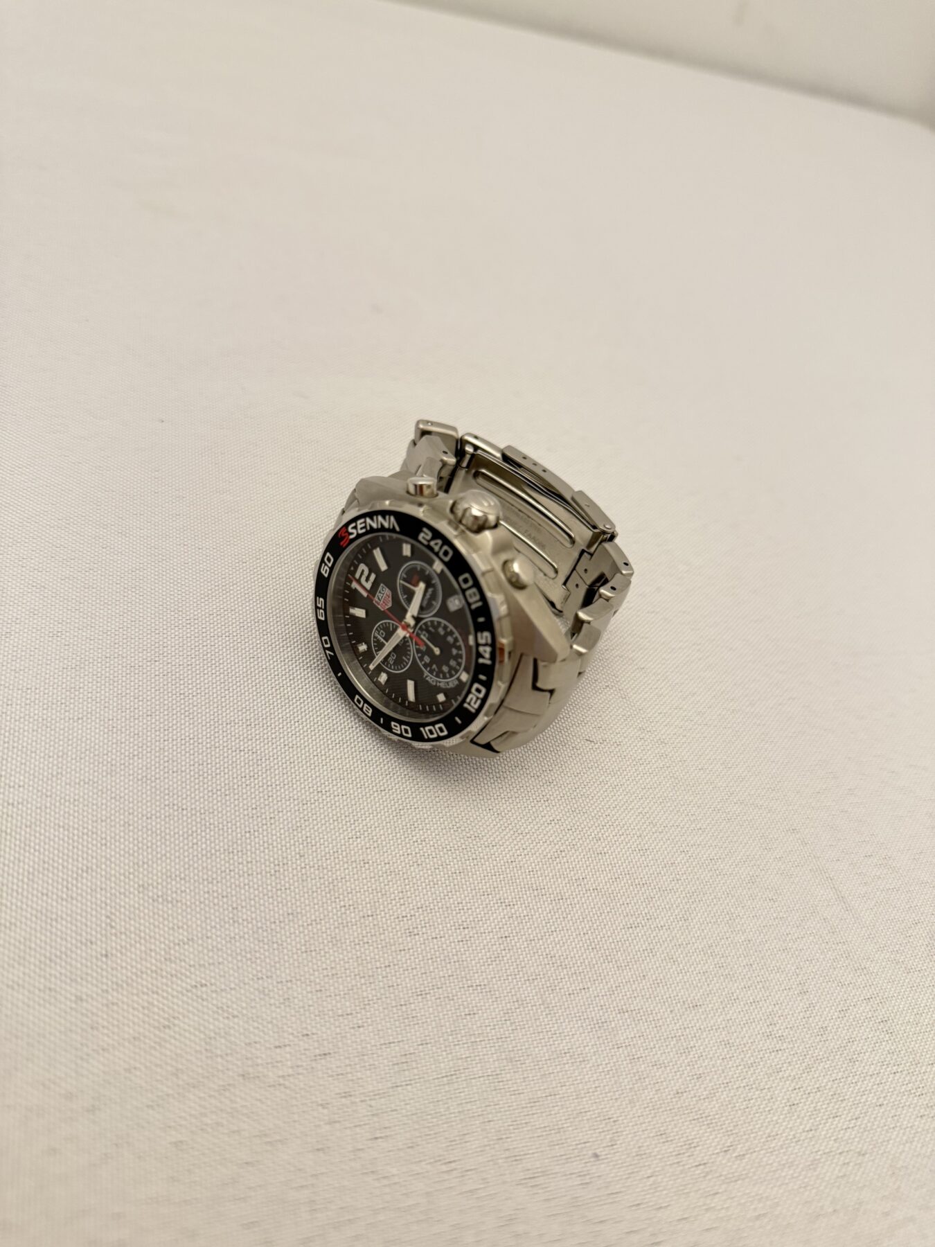 Tag Heuer- Men’s- Formula 1-Ayrton Senna Edition 43mm Quartz Chronograph CAZ1015 - Image 5