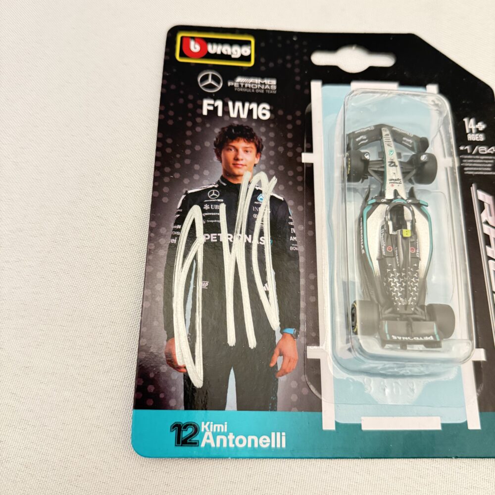 Kimi Antonelli Mercedes Model-Signed-2026