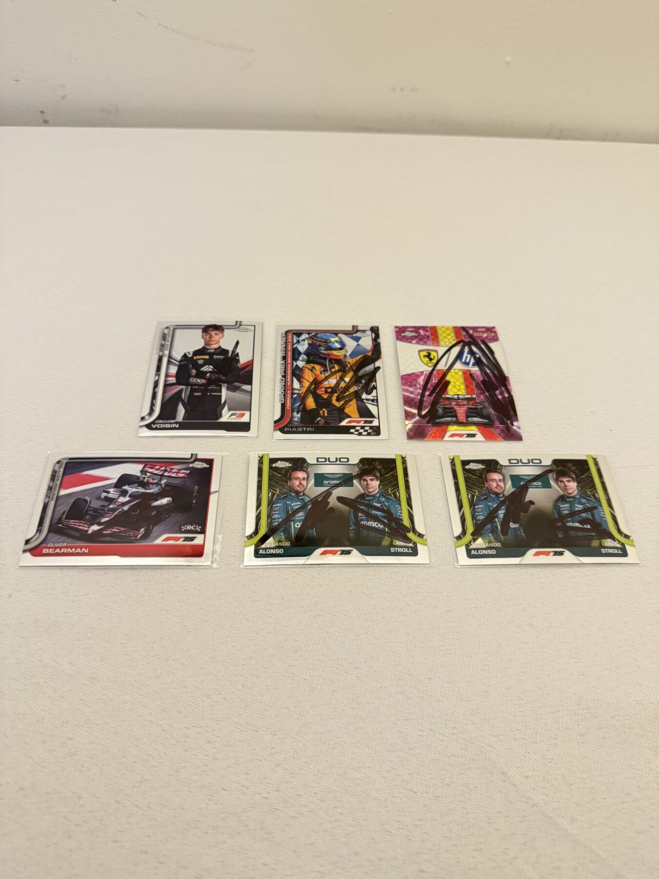 Topps Cards -Signed-Various drivers - Image 2