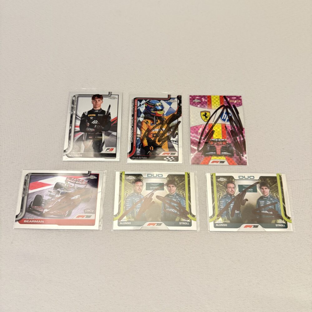 Topps Cards -Signed-Various drivers