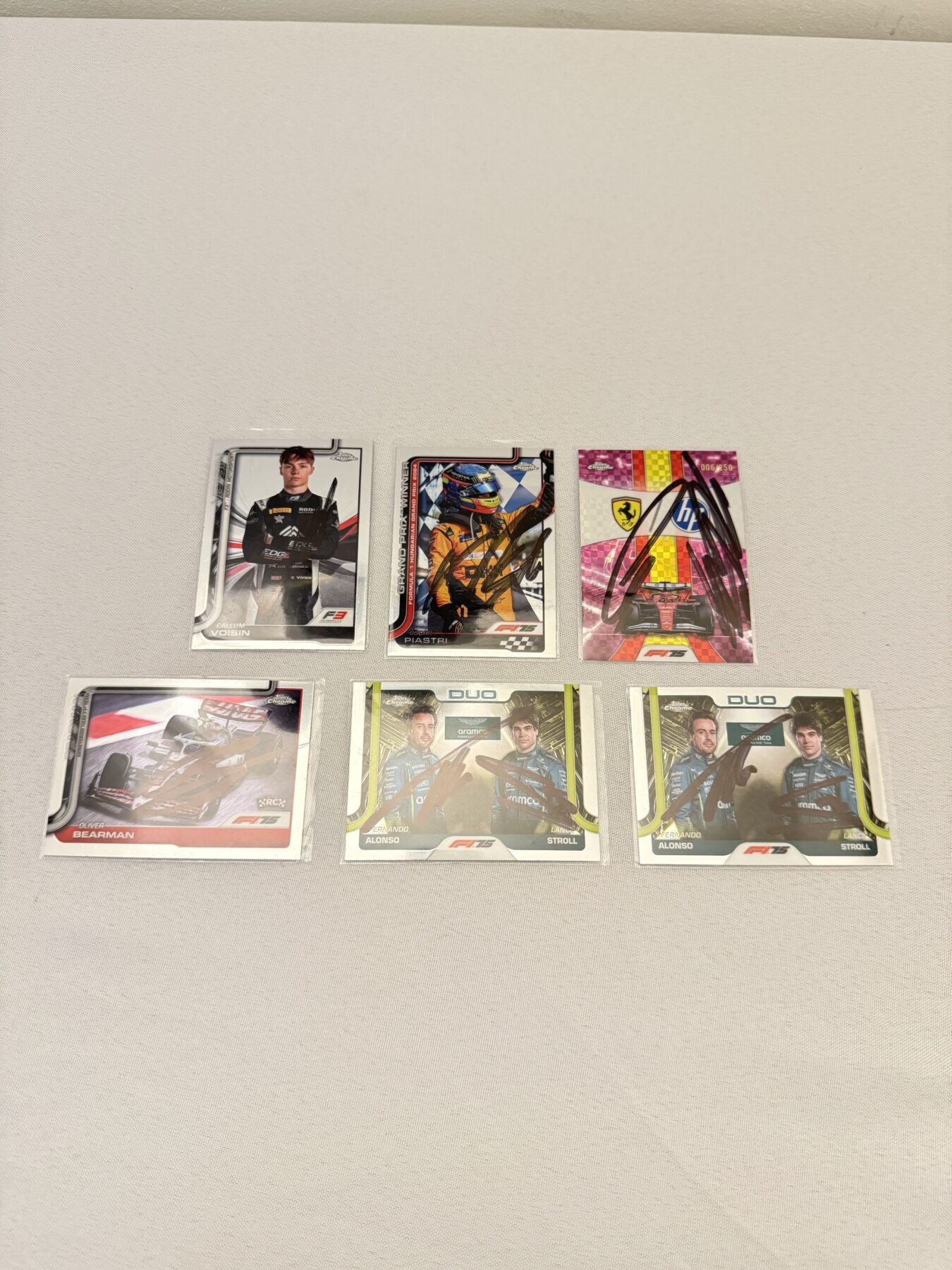 Topps Cards -Signed-Various drivers