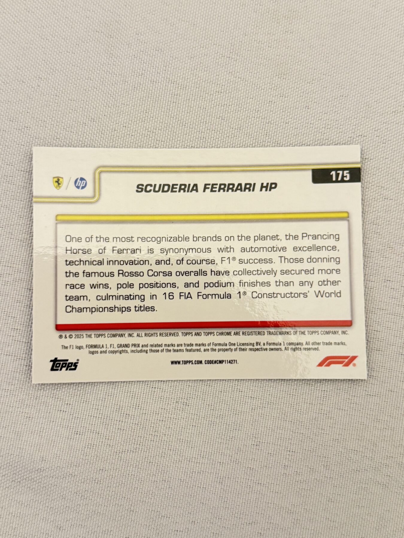 Topps Cards -Signed-Various drivers - Image 7
