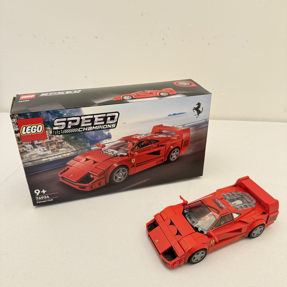 Ferrari F40-Lego model-Signed by Lewis Hamilton
