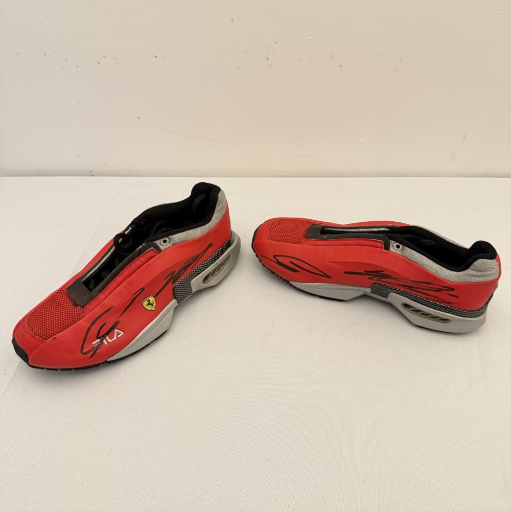 Ferrari trainers -Signed by Lewis Hamilton & Charles Leclerc