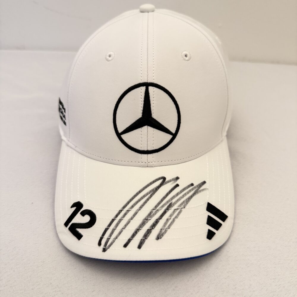 Kimi Antonelli Mercedes-White Signed Cap