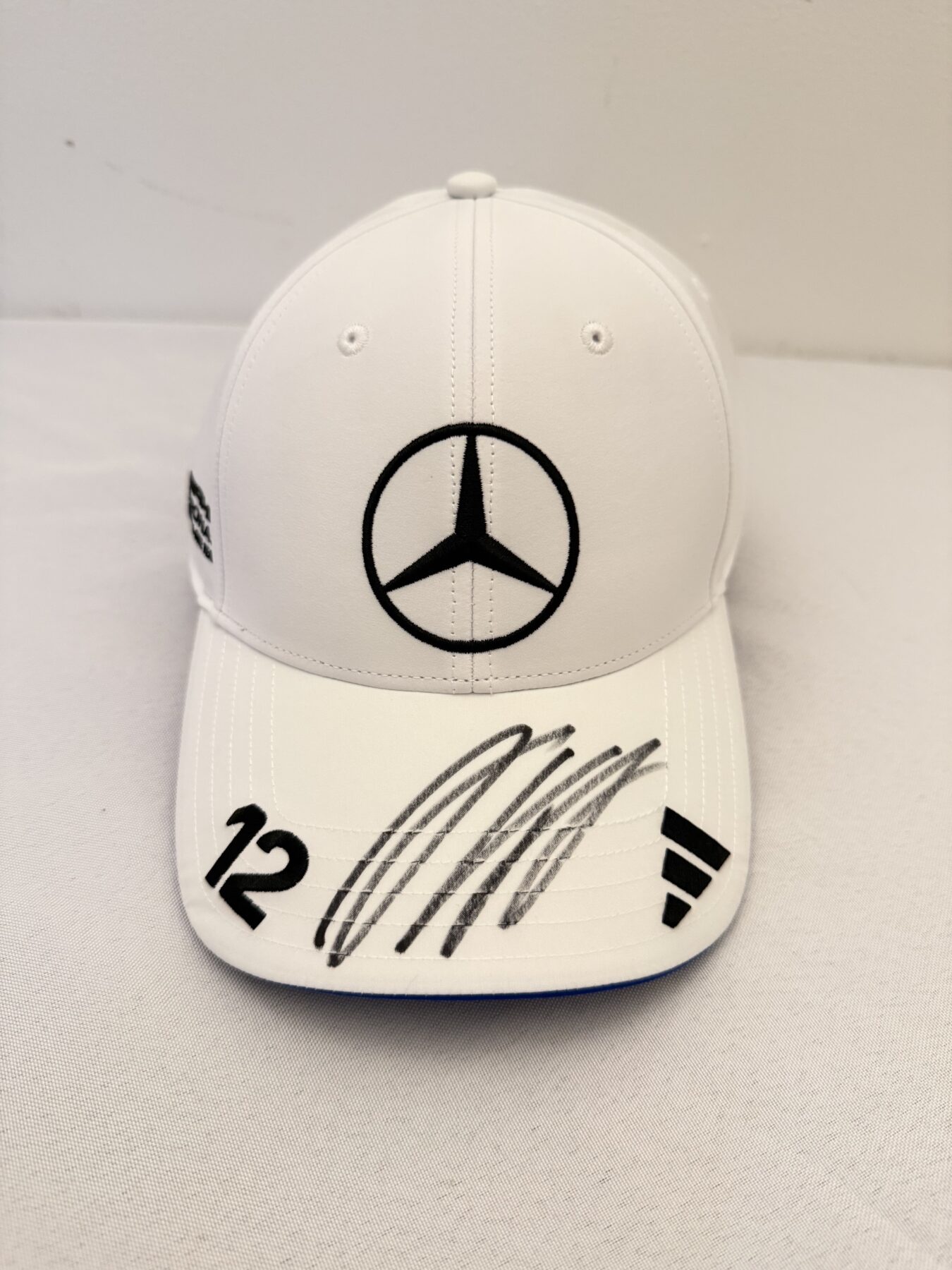 Kimi Antonelli Mercedes-White Signed Cap