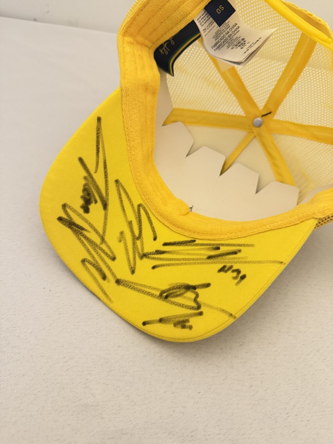 Ayrton Senna Brazil cap -Multi Signed - Image 11