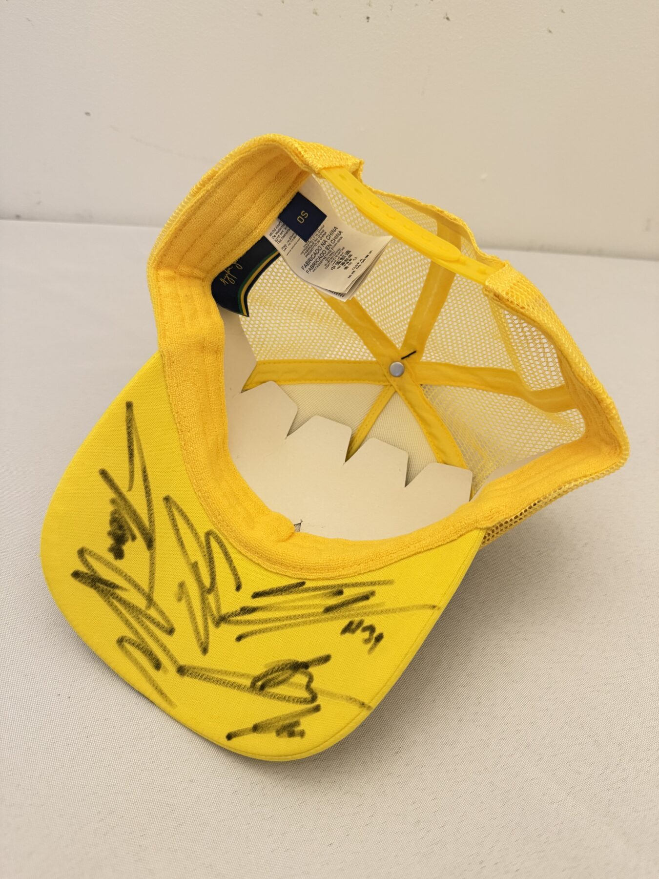 Ayrton Senna Brazil cap -Multi Signed - Image 10