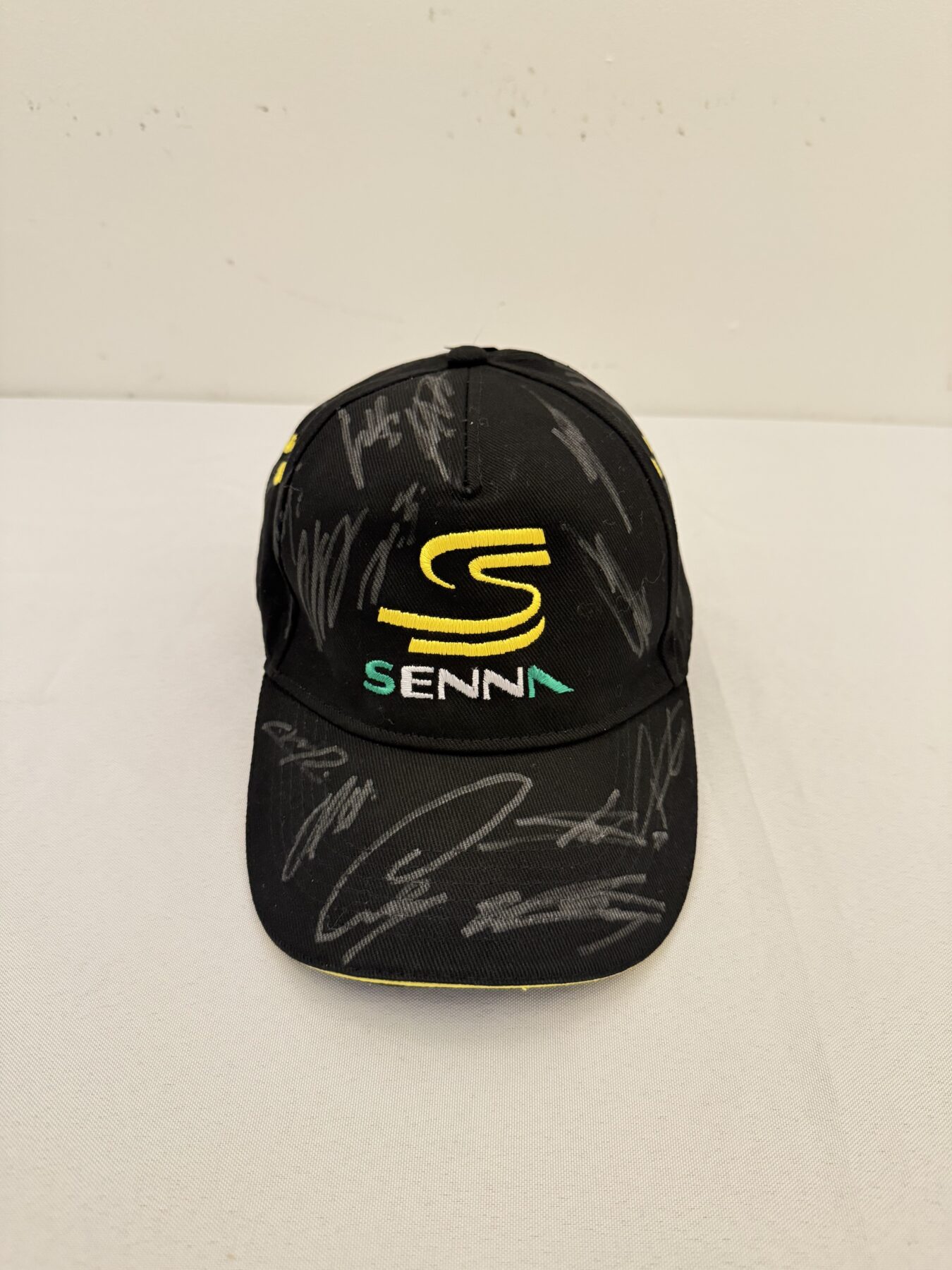 Official Tag Heuer Ayrton Senna Cap-Multi Signed - Image 3