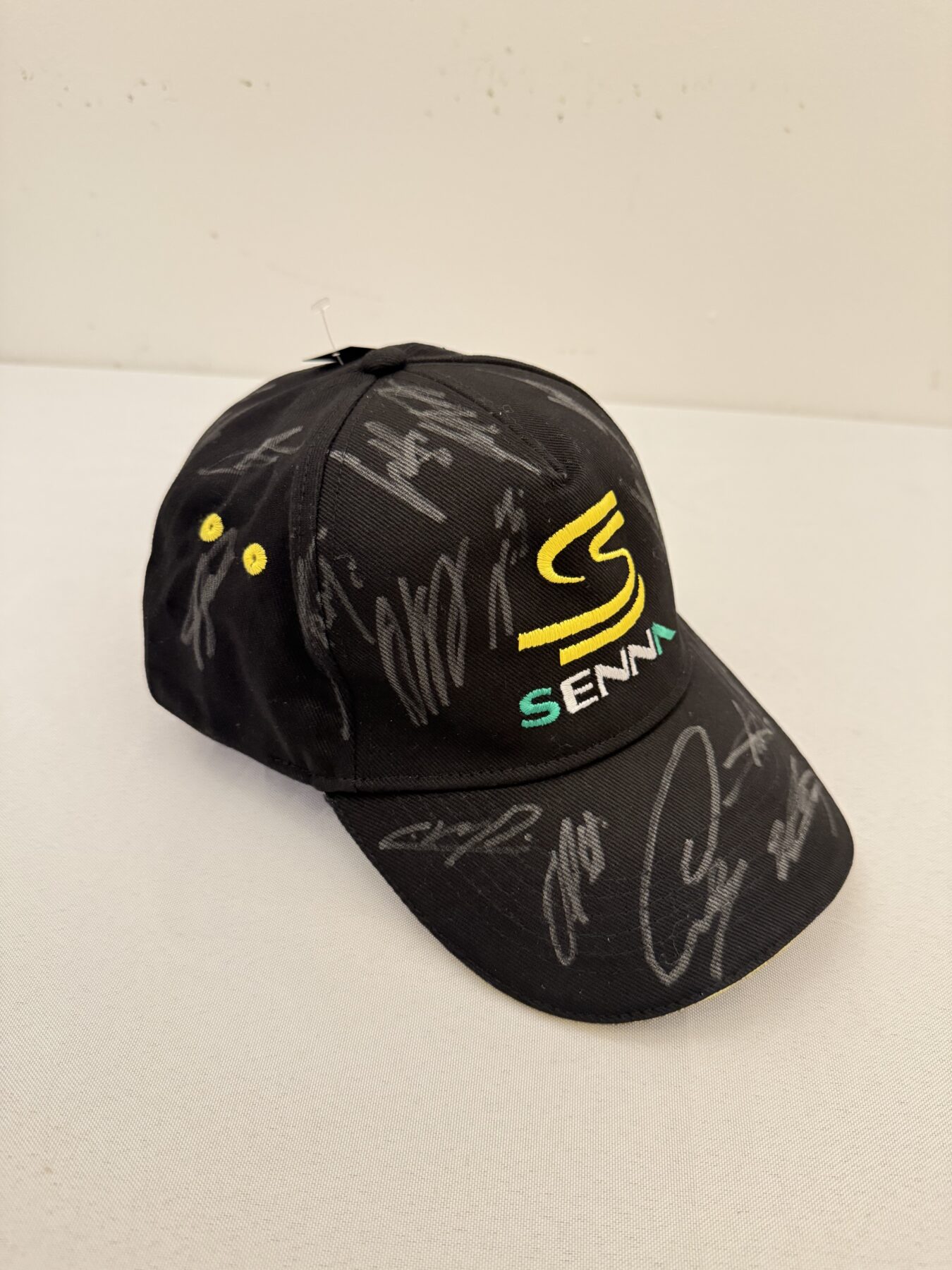 Official Tag Heuer Ayrton Senna Cap-Multi Signed - Image 10