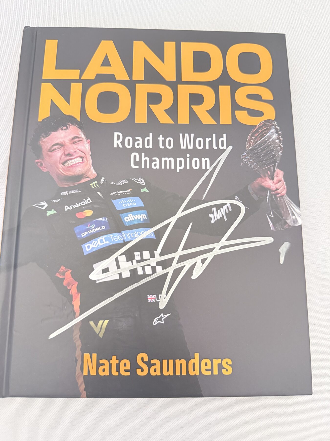 Lando signed book