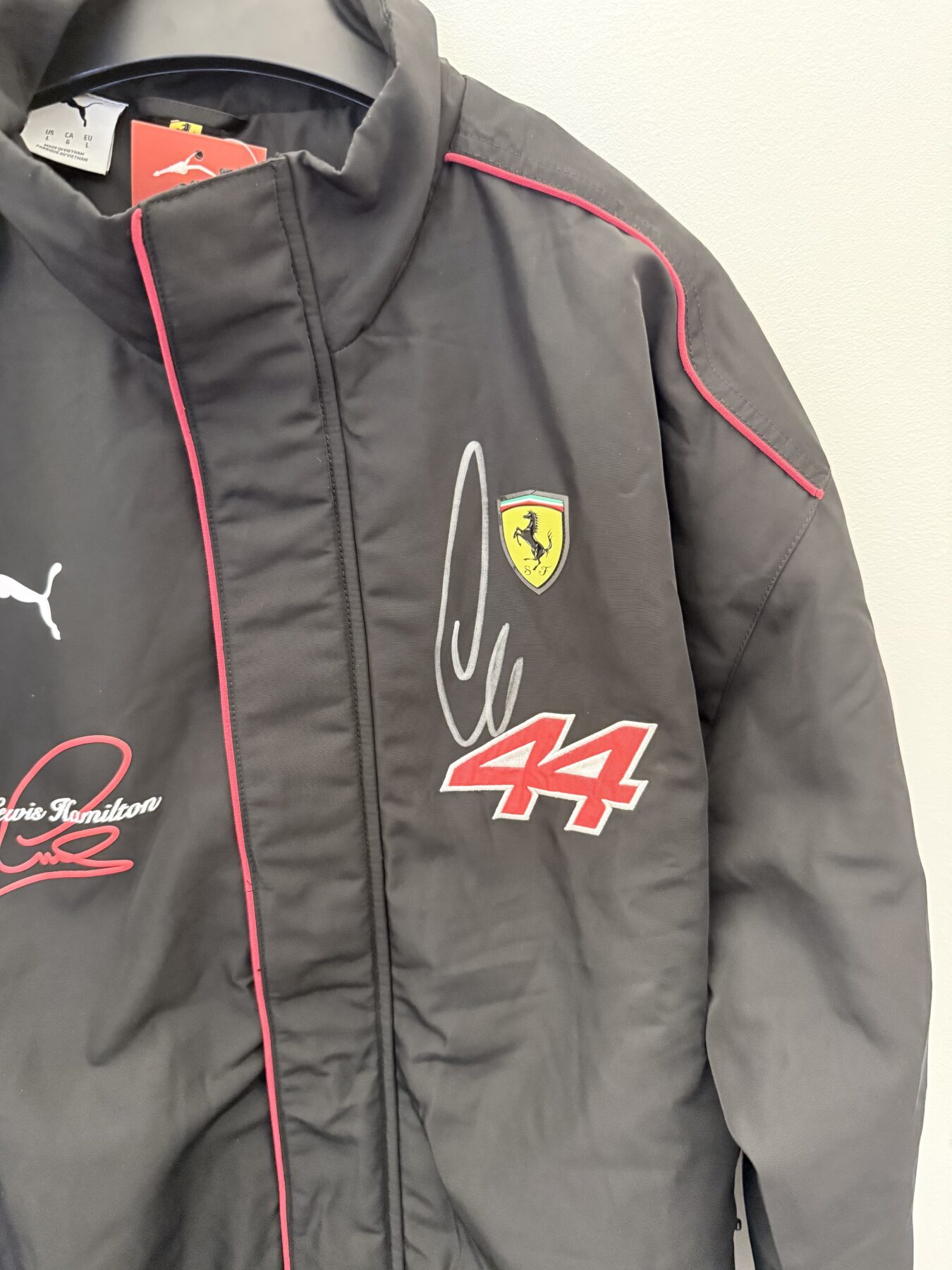 Lewis Hamilton-Ferrari-Signed Jacket-2026-Signed Twice - Image 2