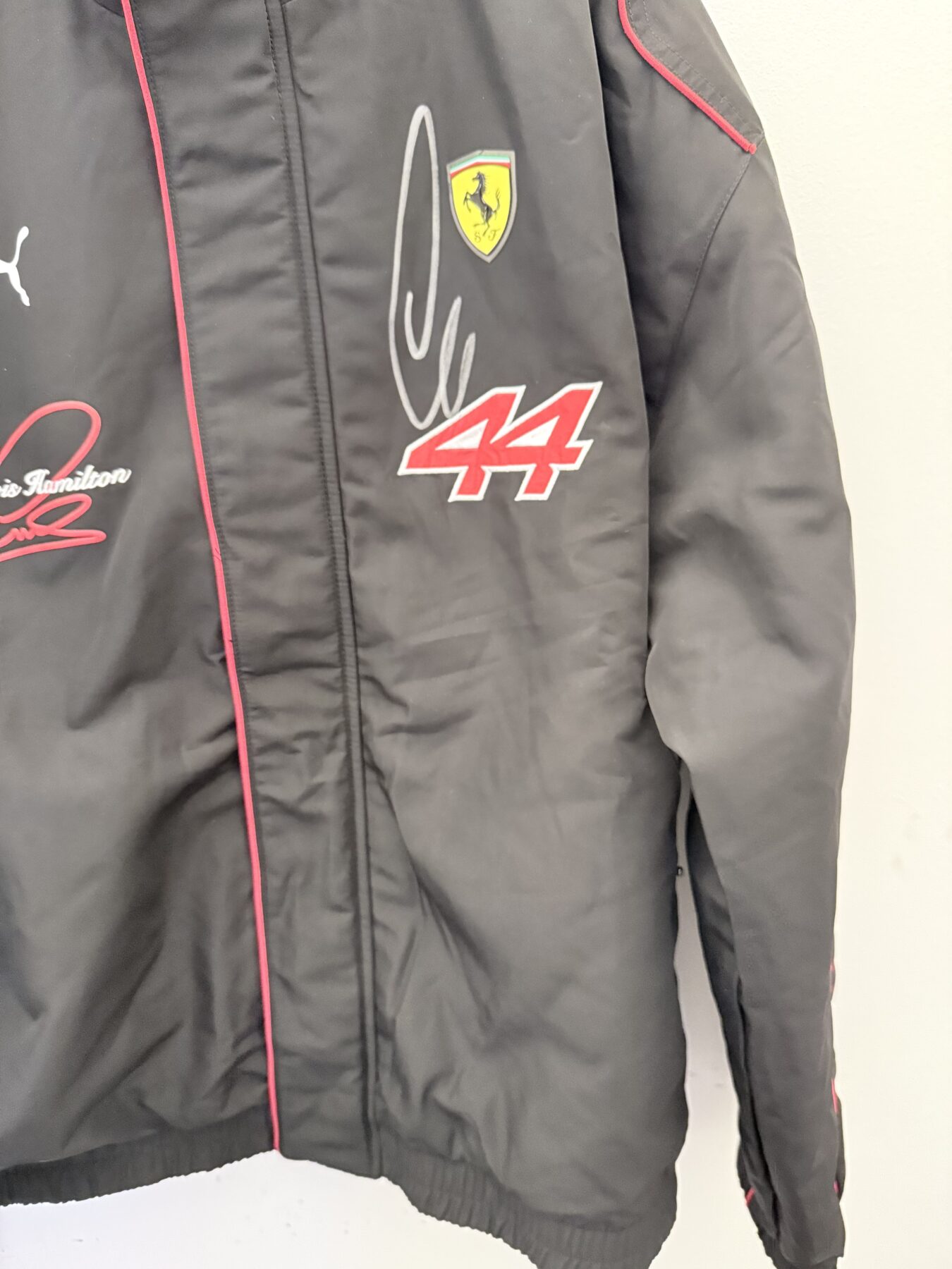 Lewis Hamilton-Ferrari-Signed Jacket-2026-Signed Twice - Image 3