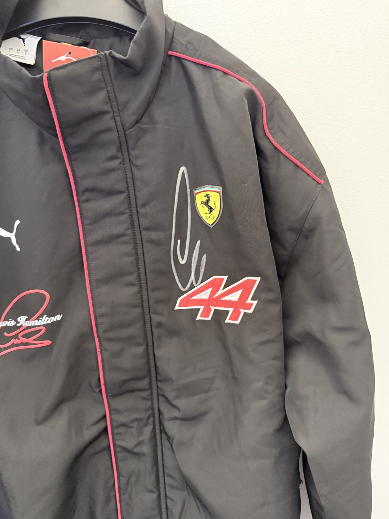 Lewis Hamilton-Ferrari-Signed Jacket-2026-Signed Twice - Image 4