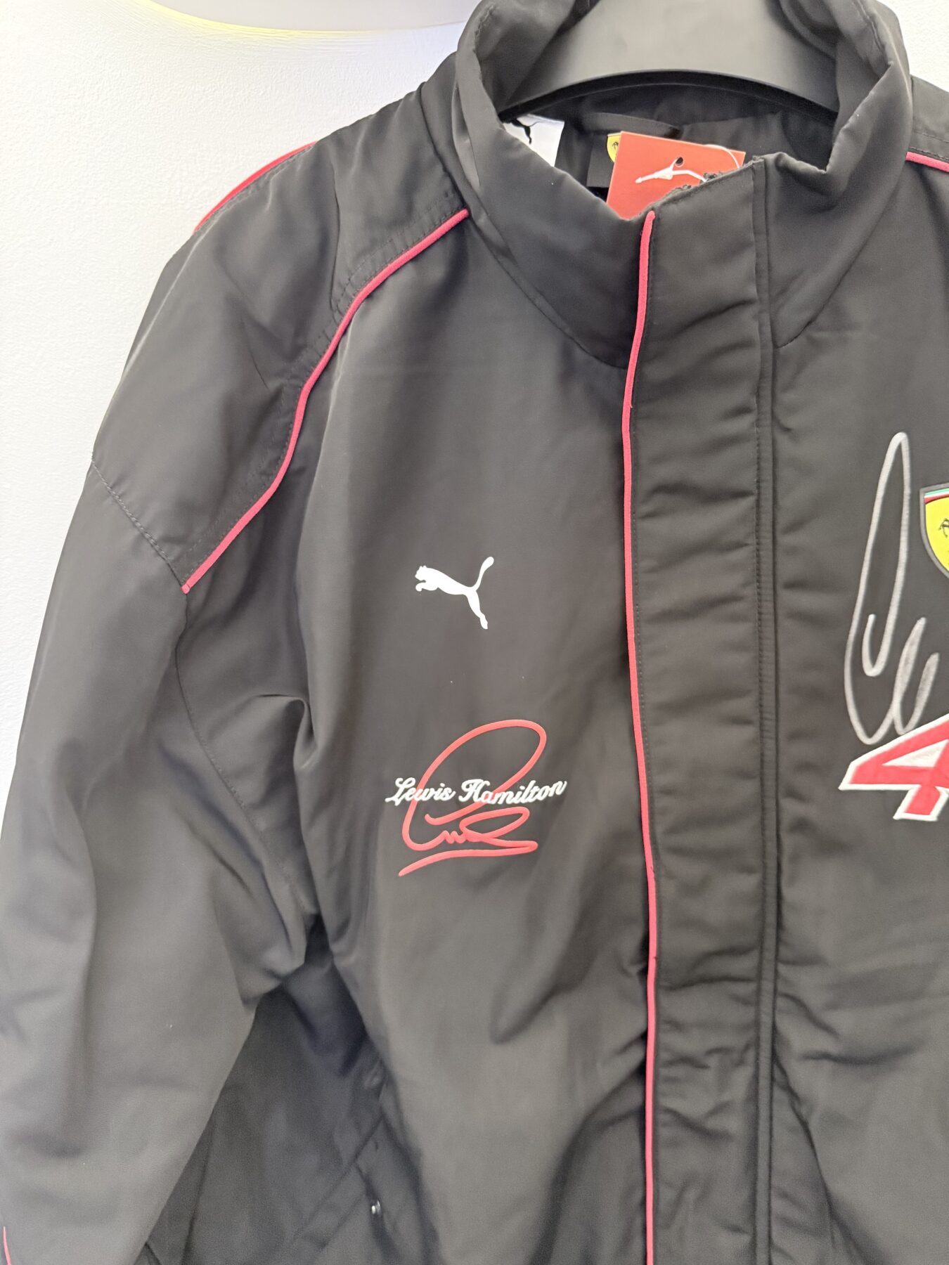 Lewis Hamilton-Ferrari-Signed Jacket-2026-Signed Twice - Image 5