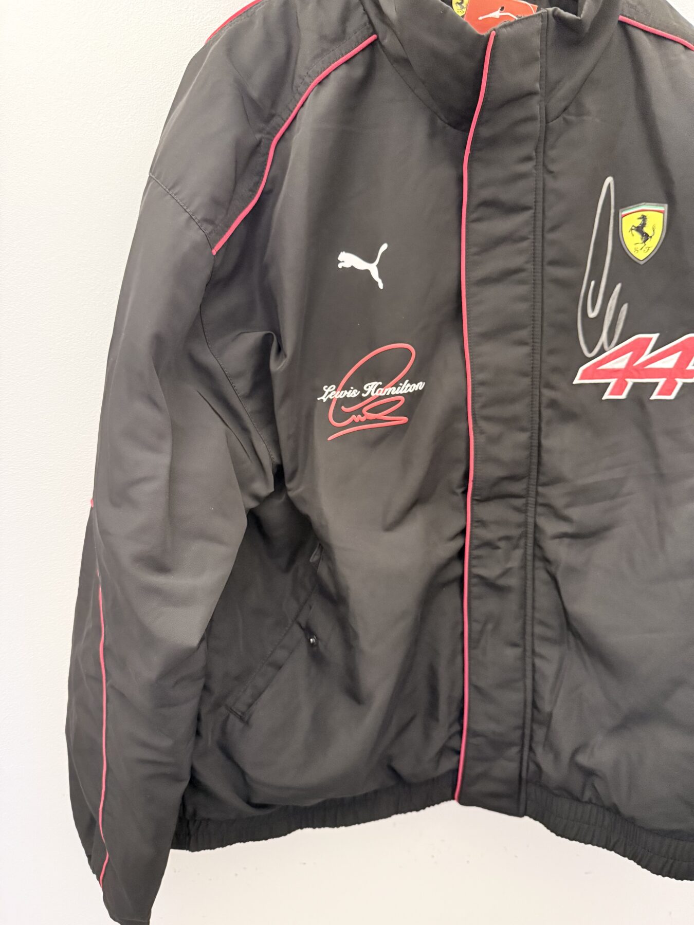 Lewis Hamilton-Ferrari-Signed Jacket-2026-Signed Twice - Image 10