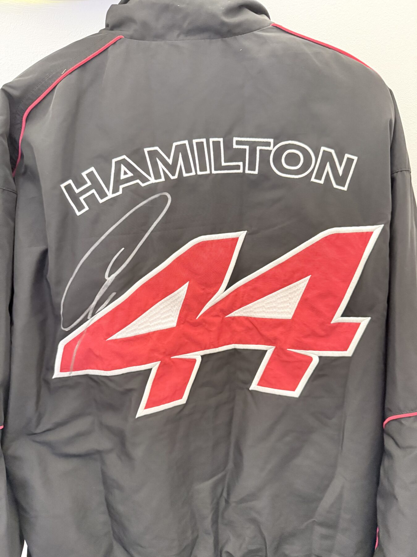 Lewis Hamilton-Ferrari-Signed Jacket-2026-Signed Twice - Image 12