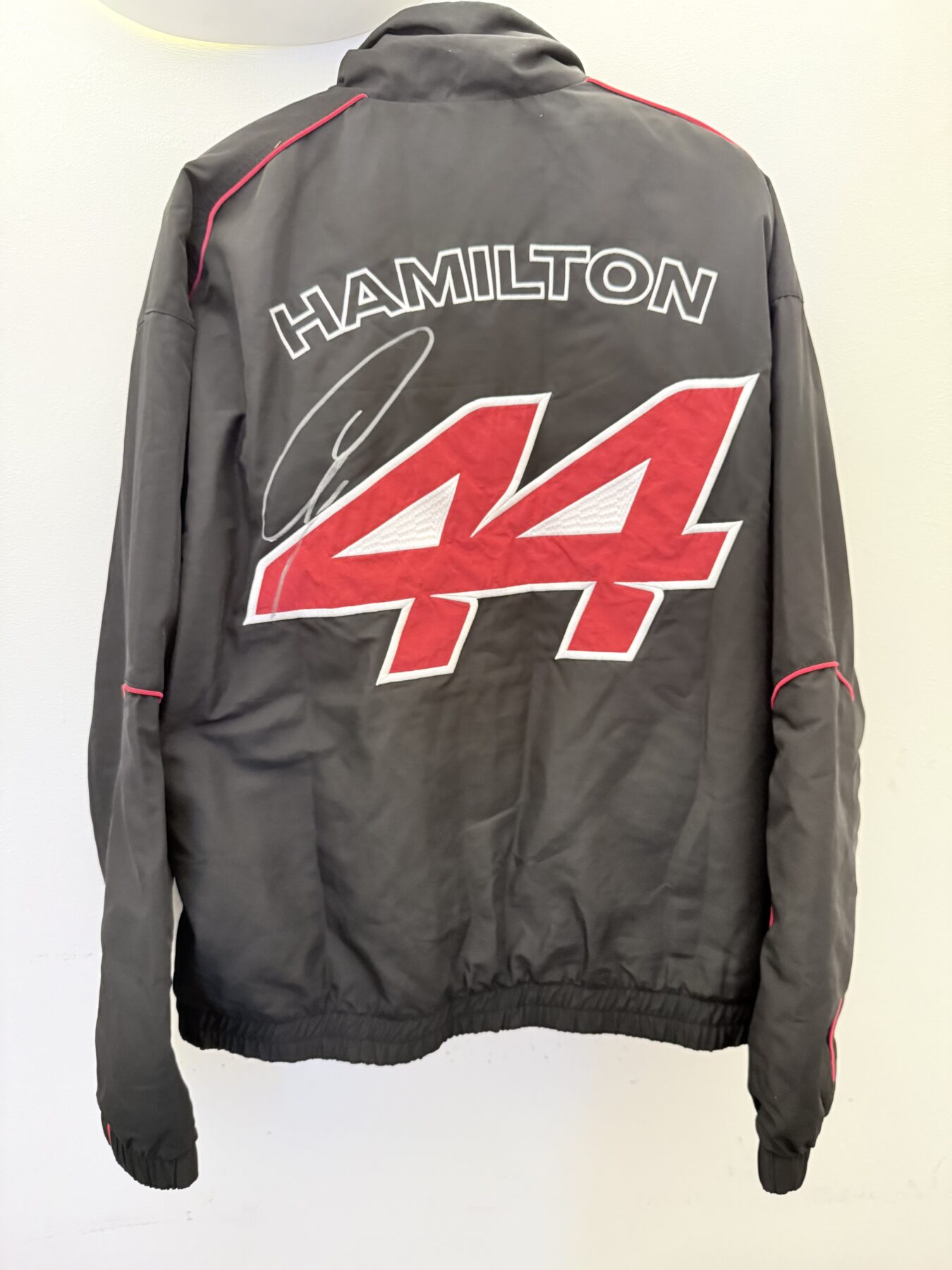 Lewis Hamilton-Ferrari-Signed Jacket-2026-Signed Twice - Image 15