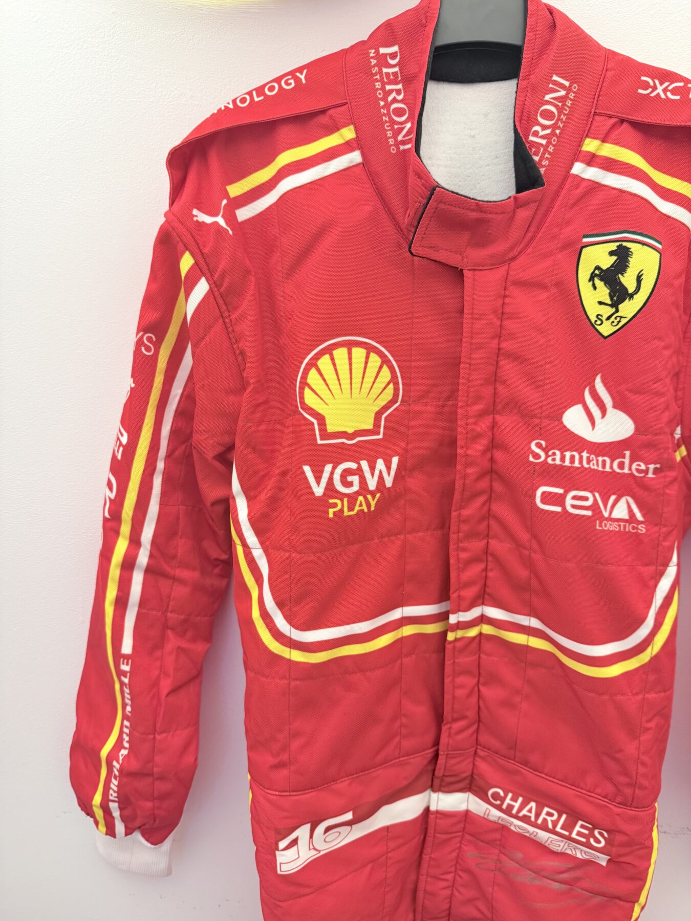 Charles Leclerc 2025-Signed suit - Image 4