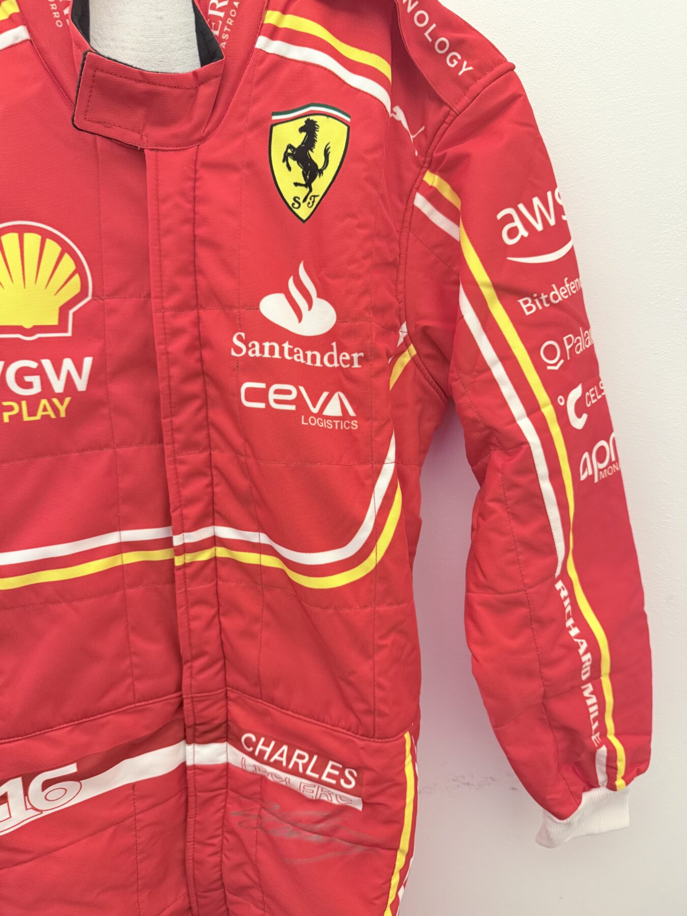 Charles Leclerc 2025-Signed suit - Image 11