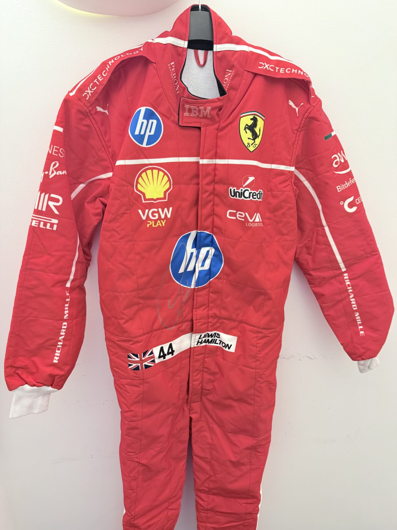 Lewis Hamilton 2025-Signed Suit
