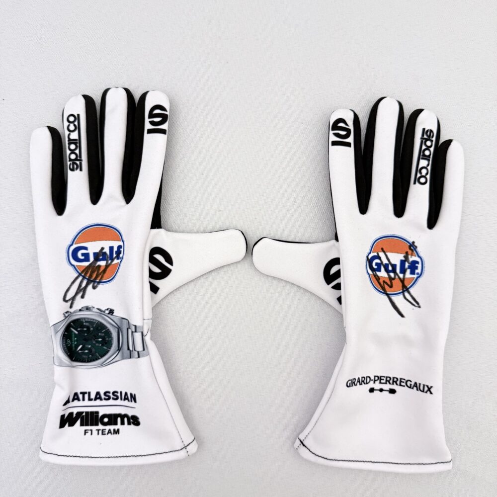 Carlos Sainz & Alex Albon Signed Gloves