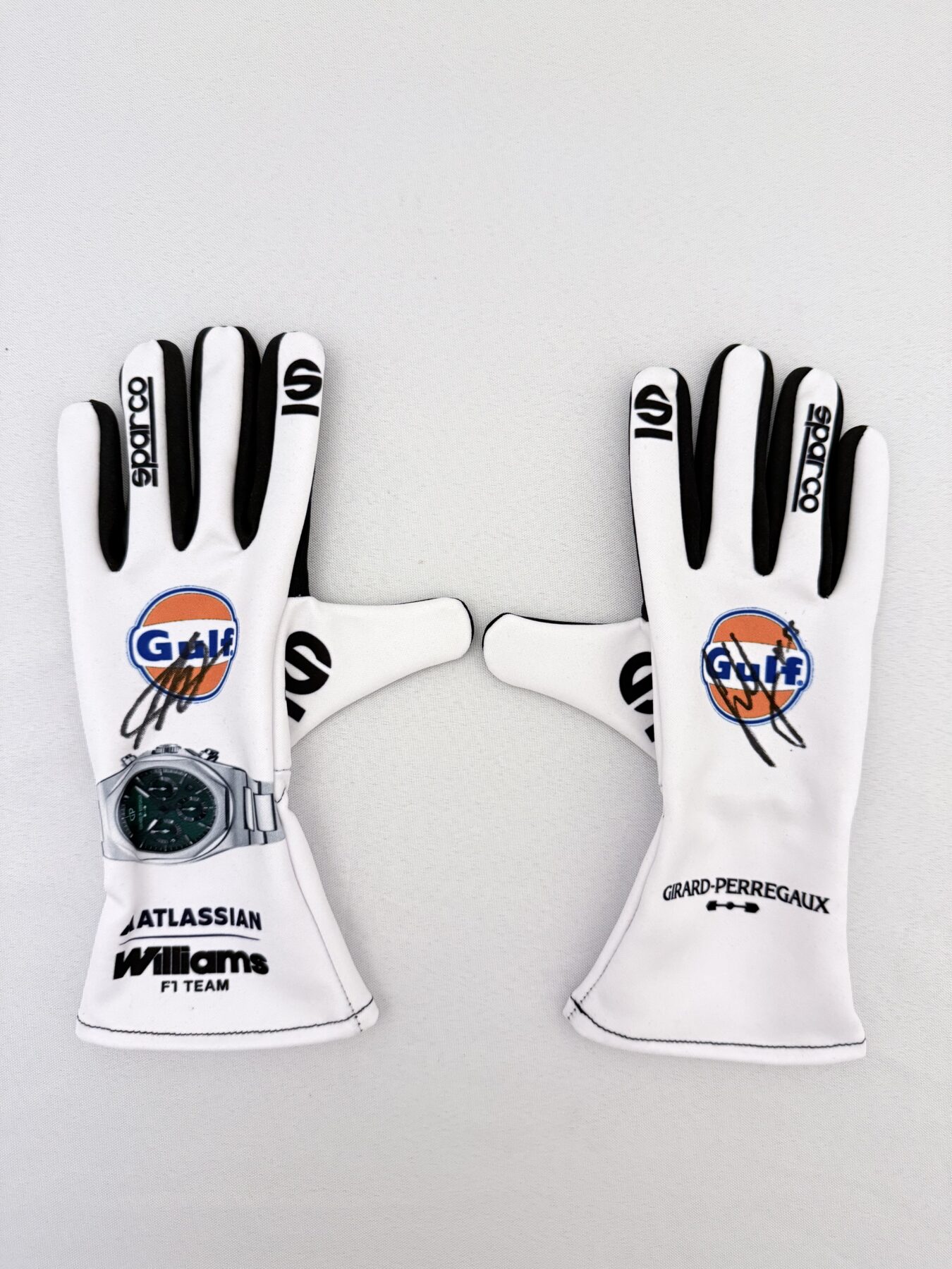 Carlos Sainz & Alex Albon Signed Gloves