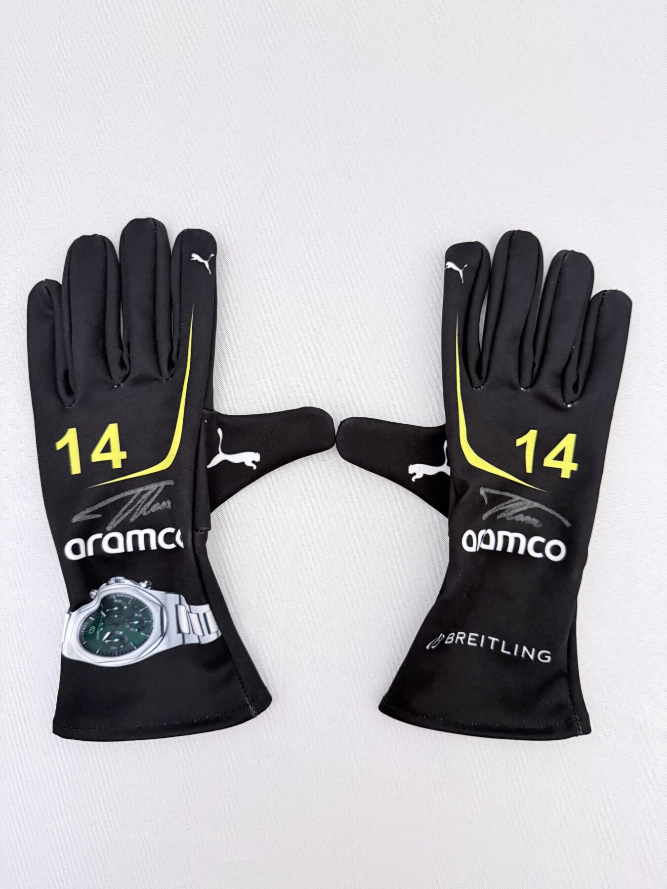 Fernando Alonso Signed Gloves