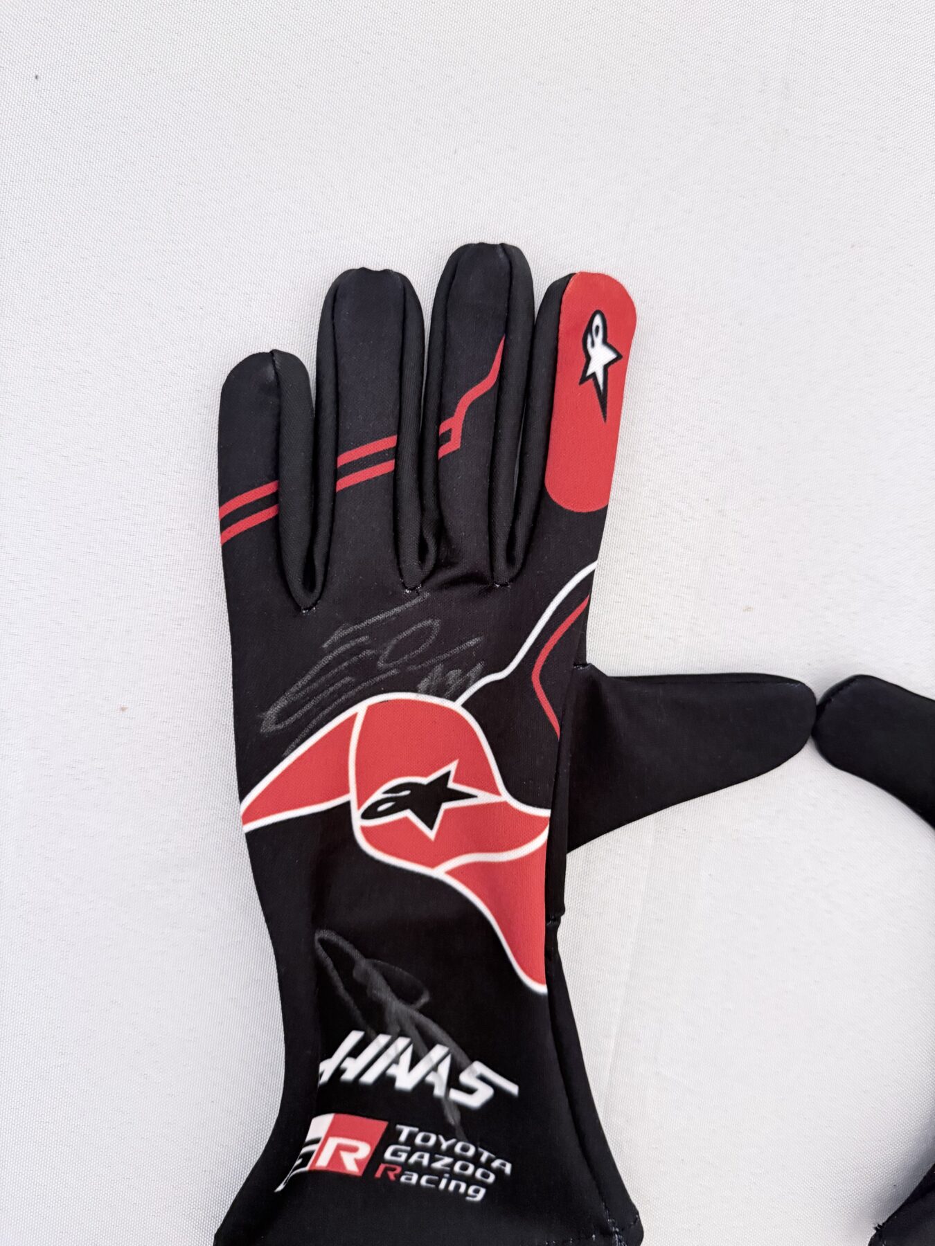 Esteban Ocon & Oliver Bearman Signed gloves - Image 3