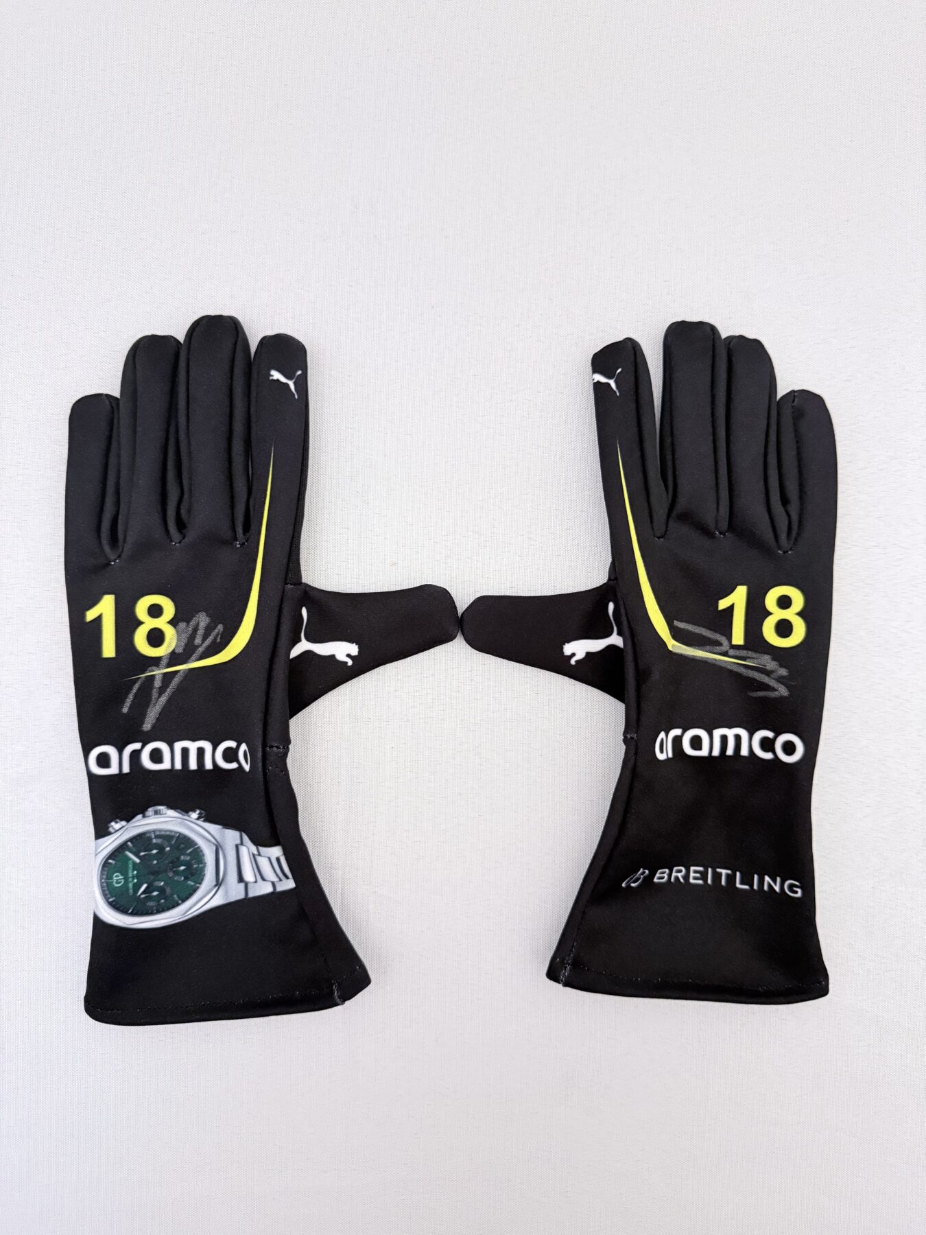 Lance Stroll Signed gloves