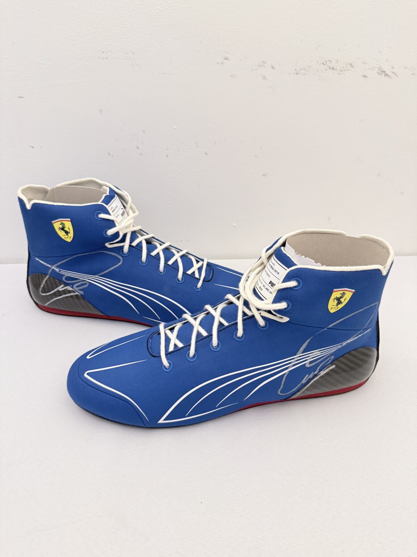 Lewis Hamilton Signed Ferrari Official Boots - Image 24